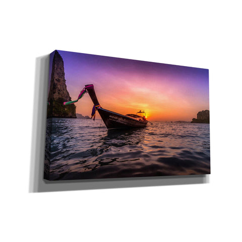 Image of 'Longtail Sunset' by Nicklas Gustafsson, Canvas Wall