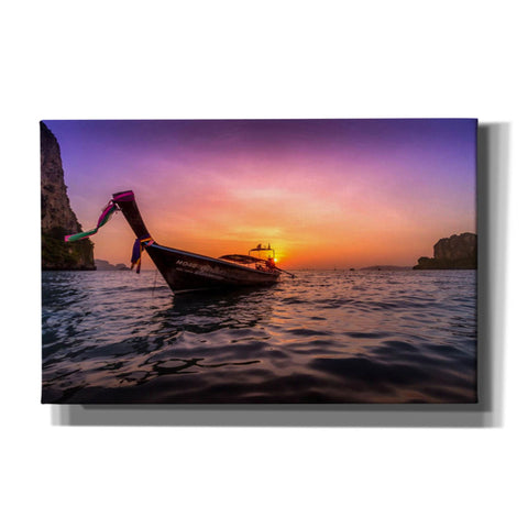 Image of 'Longtail Sunset' by Nicklas Gustafsson, Canvas Wall