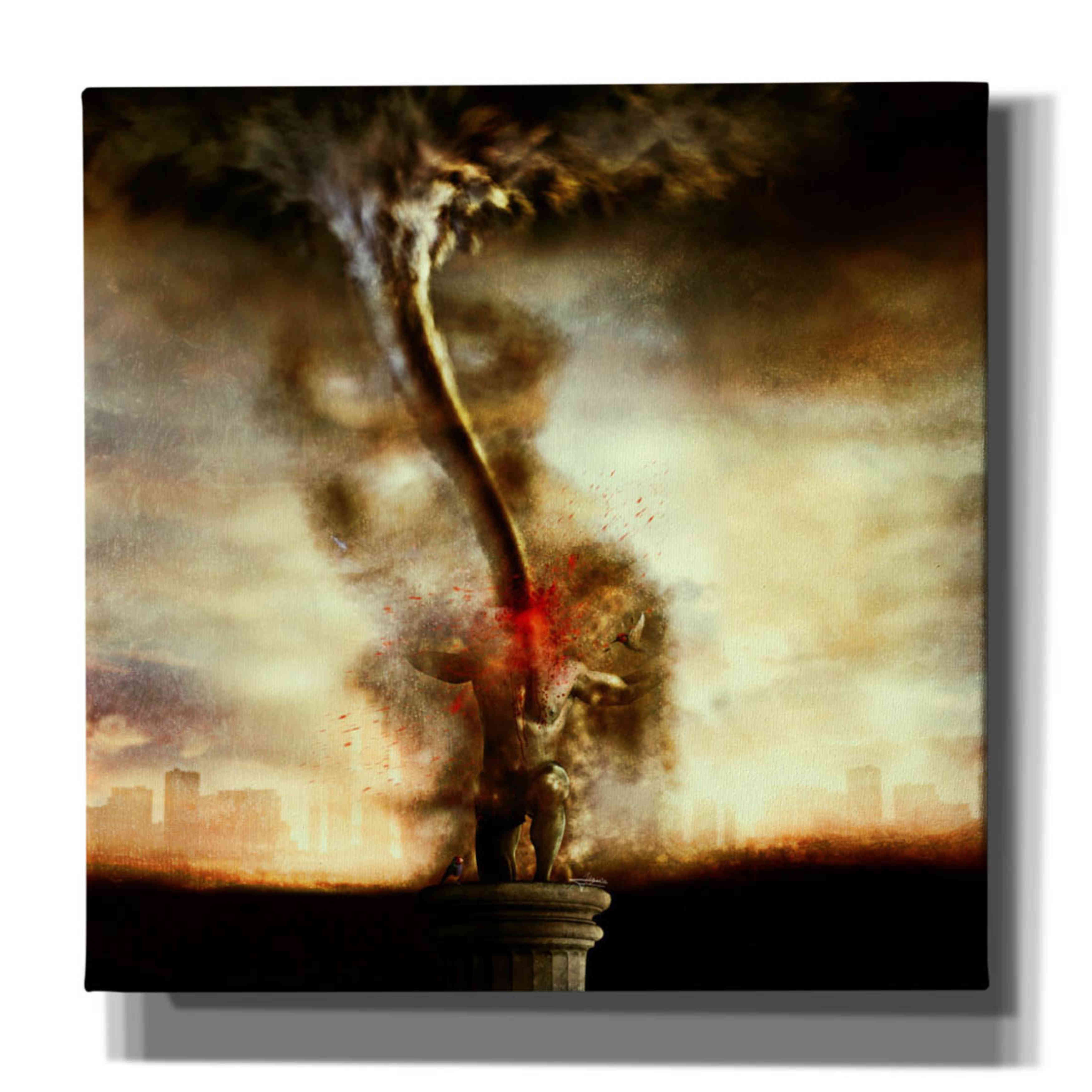 '2009' by Mario Sanchez Nevado, Canvas Wall Art,Size 1 Square