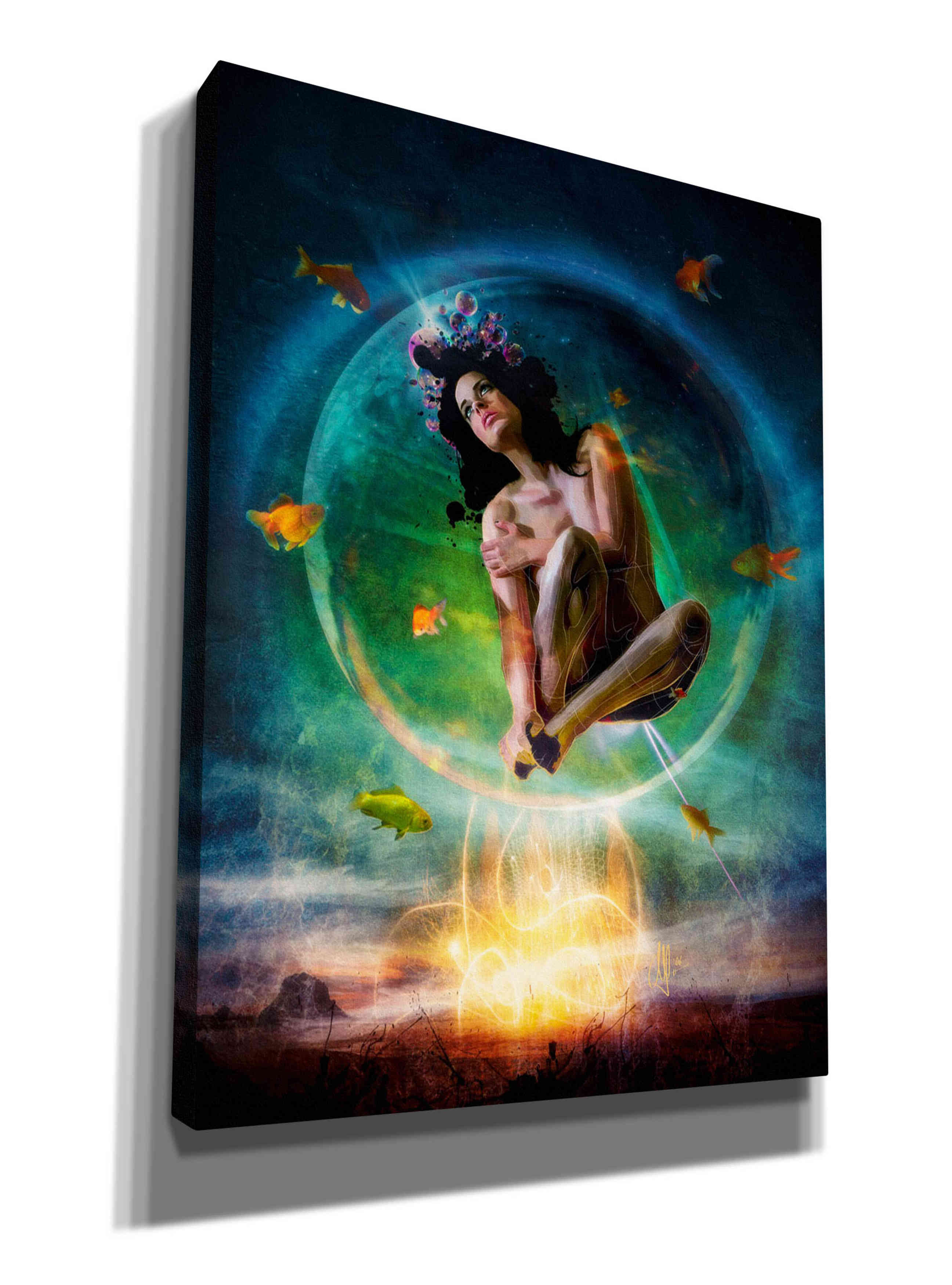 'A Noise Severe' by Mario Sanchez Nevado, Canvas Wall Art,Size A Portrait