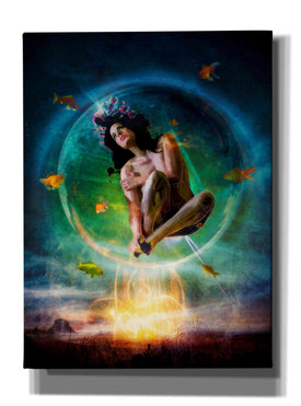 'A Noise Severe' by Mario Sanchez Nevado, Canvas Wall Art,Size A Portrait