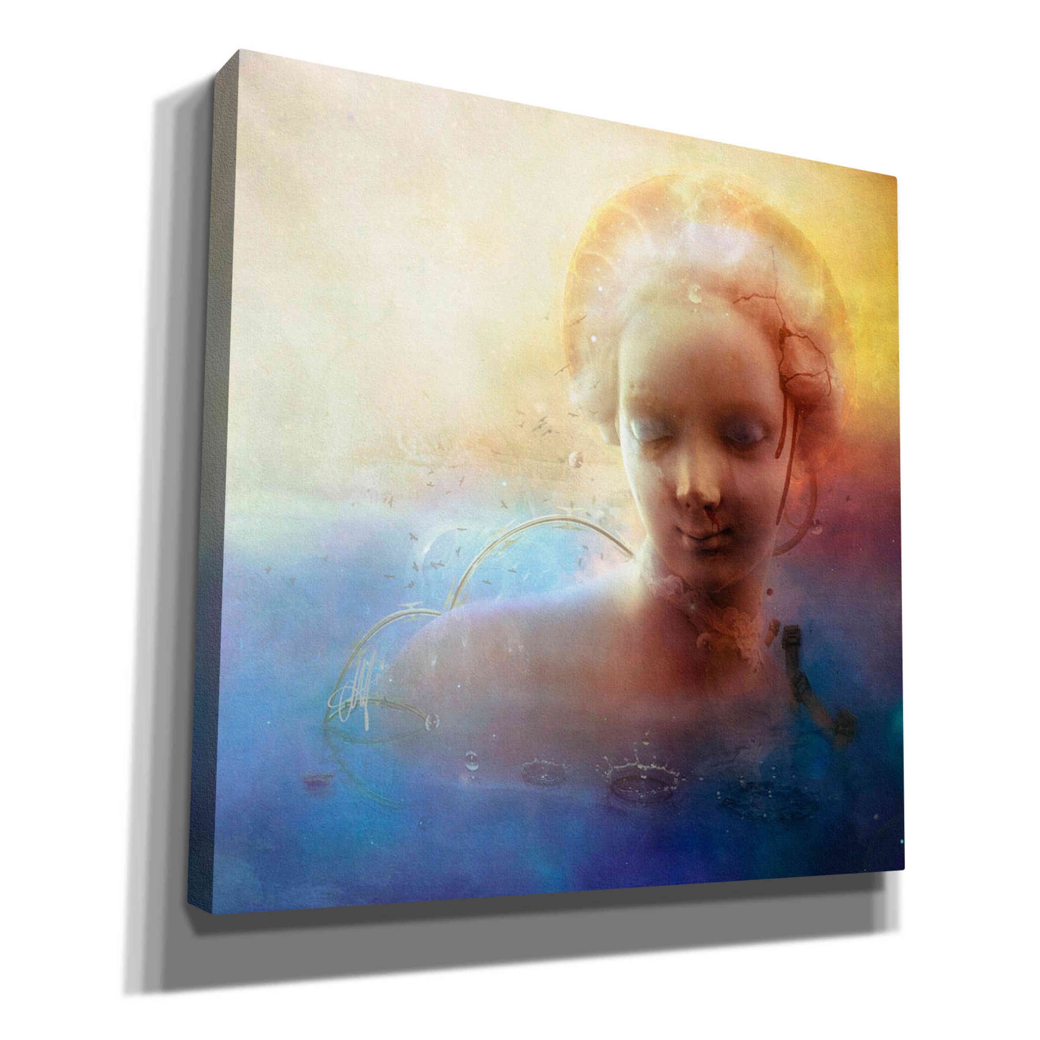 'Anachronic Circles' by Mario Sanchez Nevado, Canvas Wall Art,Size 1 Square