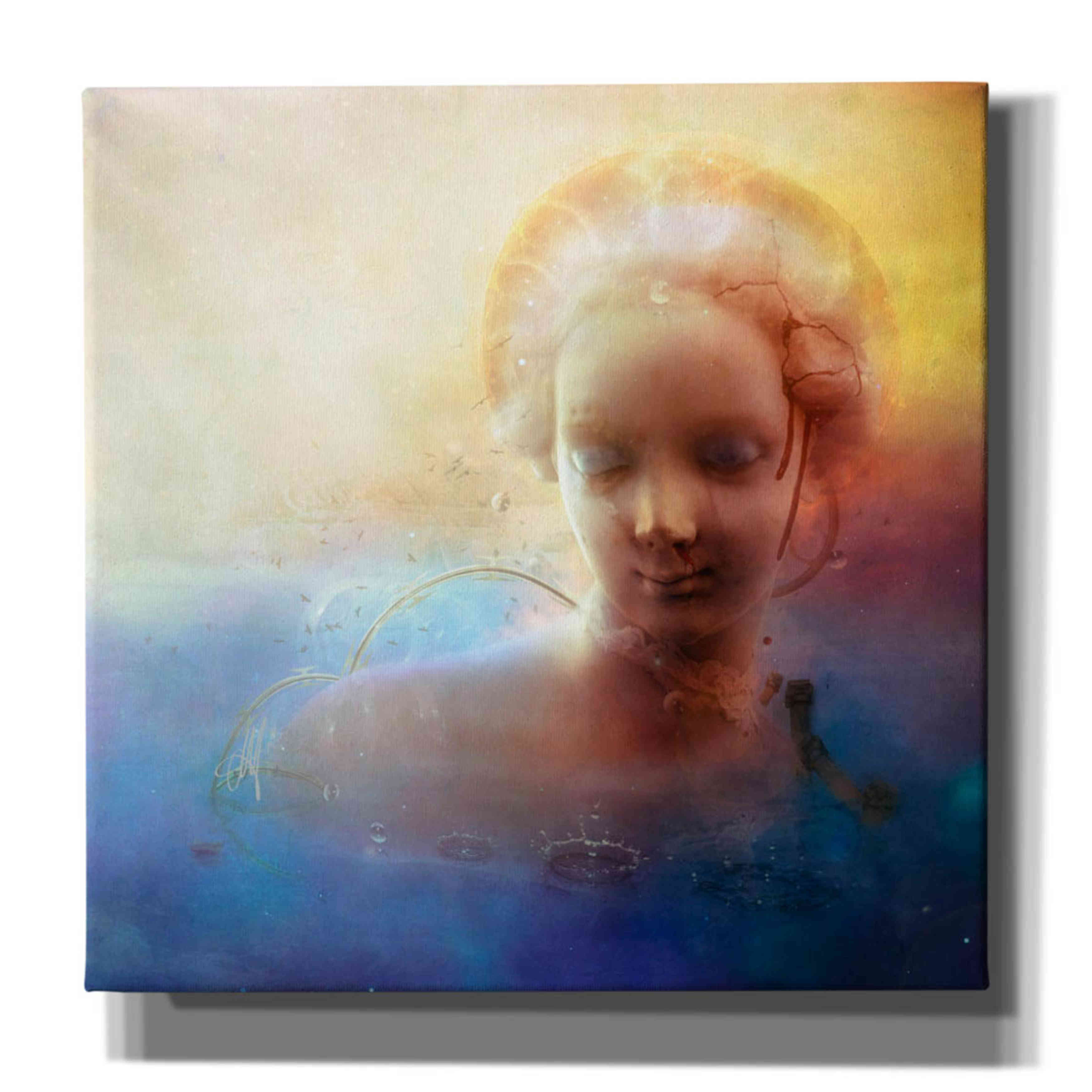 'Anachronic Circles' by Mario Sanchez Nevado, Canvas Wall Art,Size 1 Square