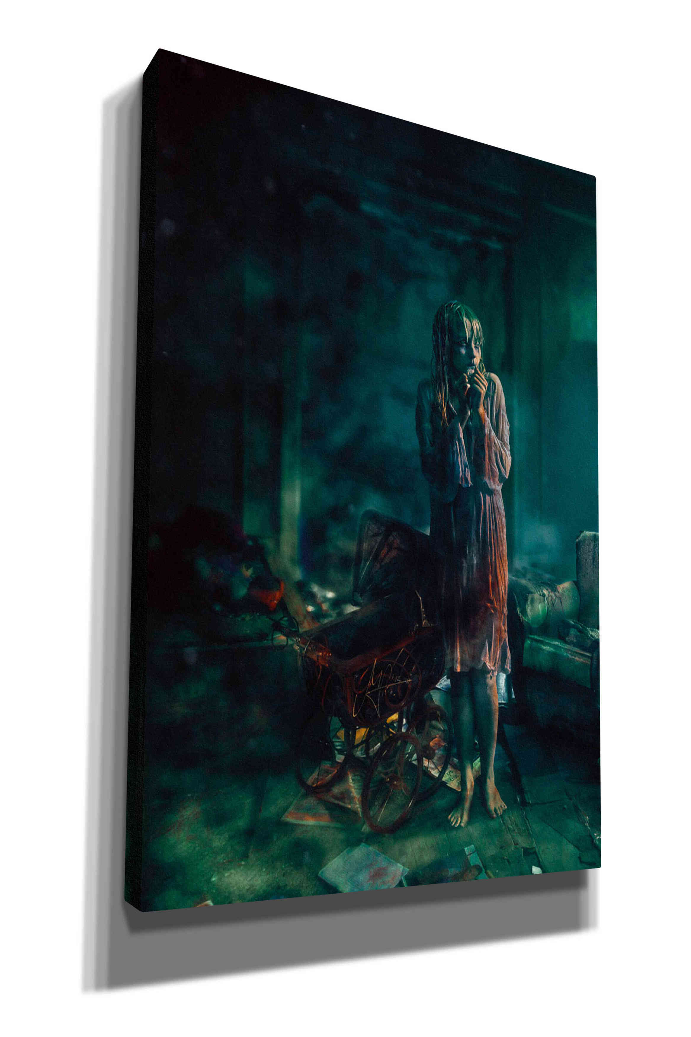 'At Night' by Mario Sanchez Nevado, Canvas Wall Art,Size B Portrait