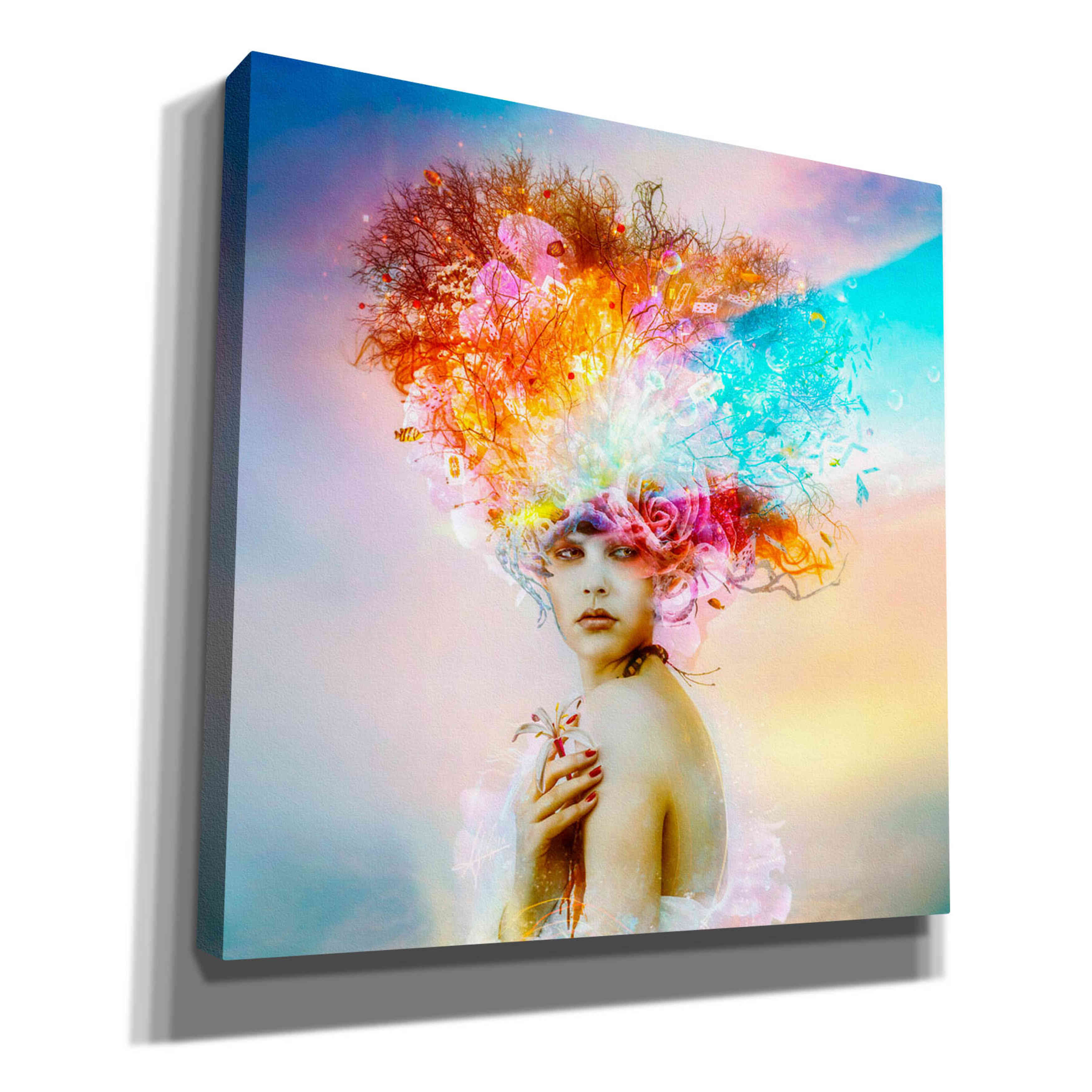 'Bittersweet' by Mario Sanchez Nevado, Canvas Wall Art,Size 1 Square