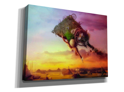 'The Carnival is Over' by Mario Sanchez Nevado, Canvas Wall Art,Size A Landscape