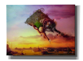 'The Carnival is Over' by Mario Sanchez Nevado, Canvas Wall Art,Size A Landscape