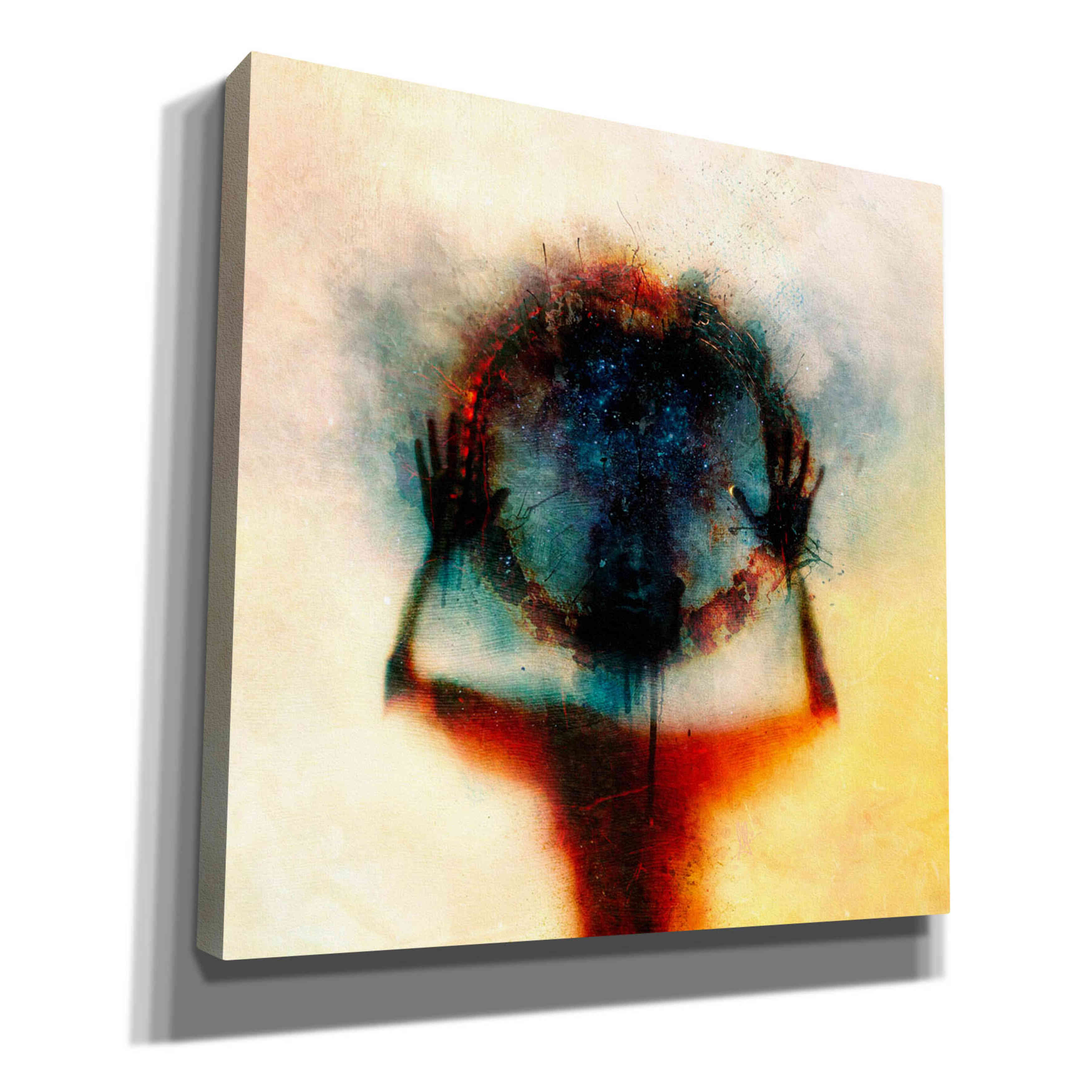 'Closer' by Mario Sanchez Nevado, Canvas Wall Art,Size 1 Square