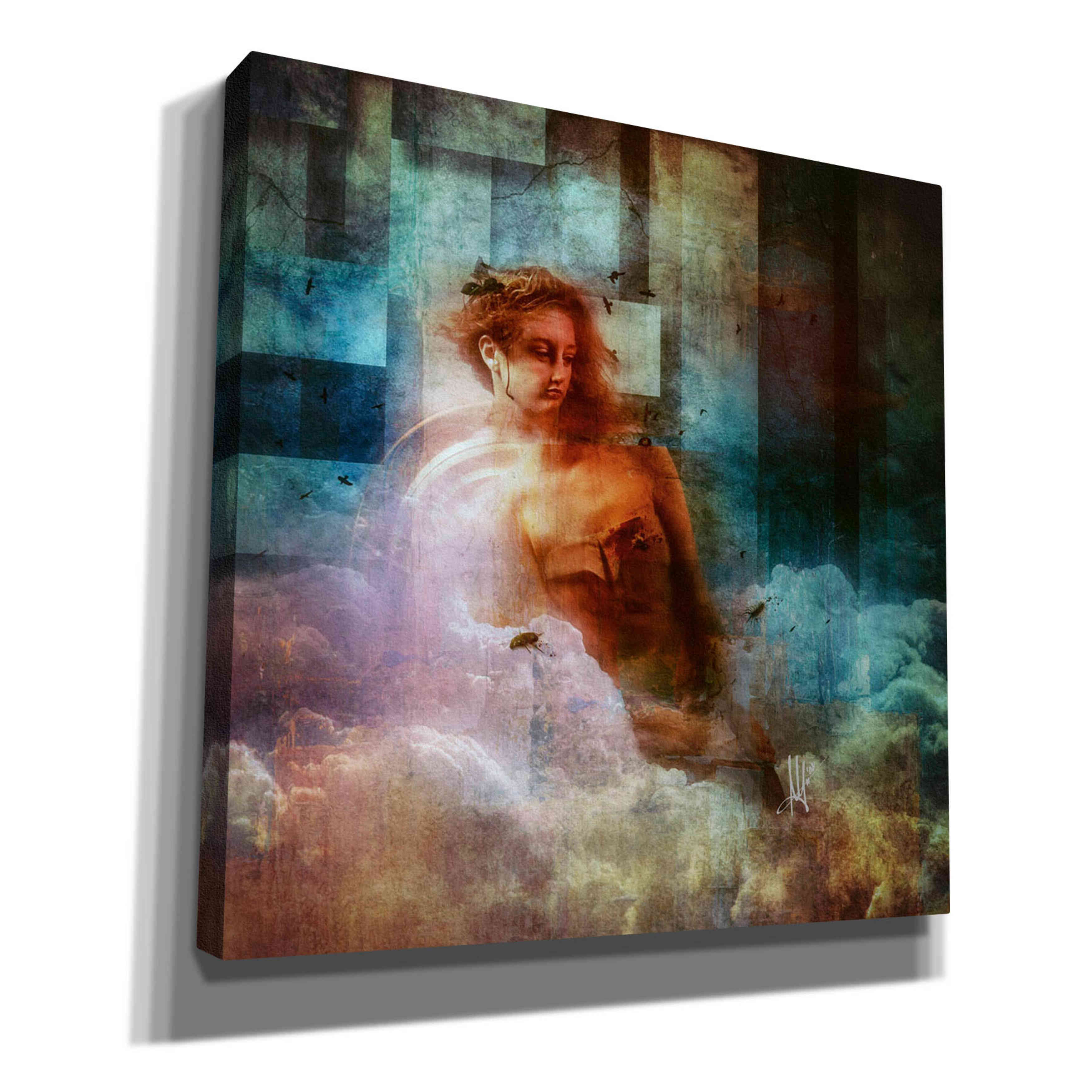 'Clouds' by Mario Sanchez Nevado, Canvas Wall Art,Size 1 Square