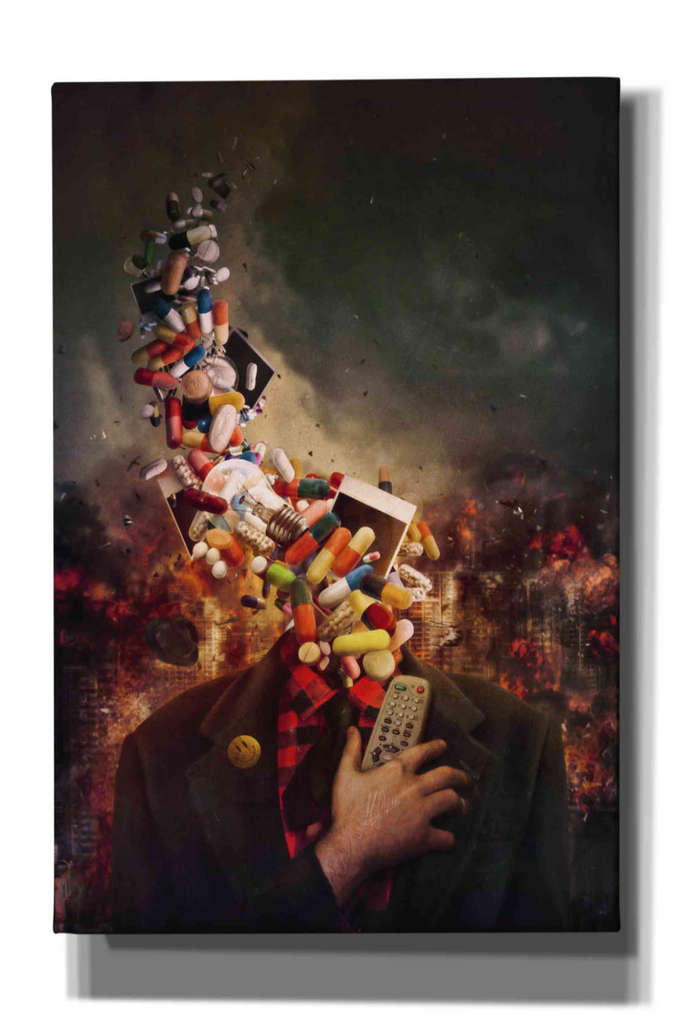 'Comfortably Numb' by Mario Sanchez Nevado, Canvas Wall Art,Size A Portrait