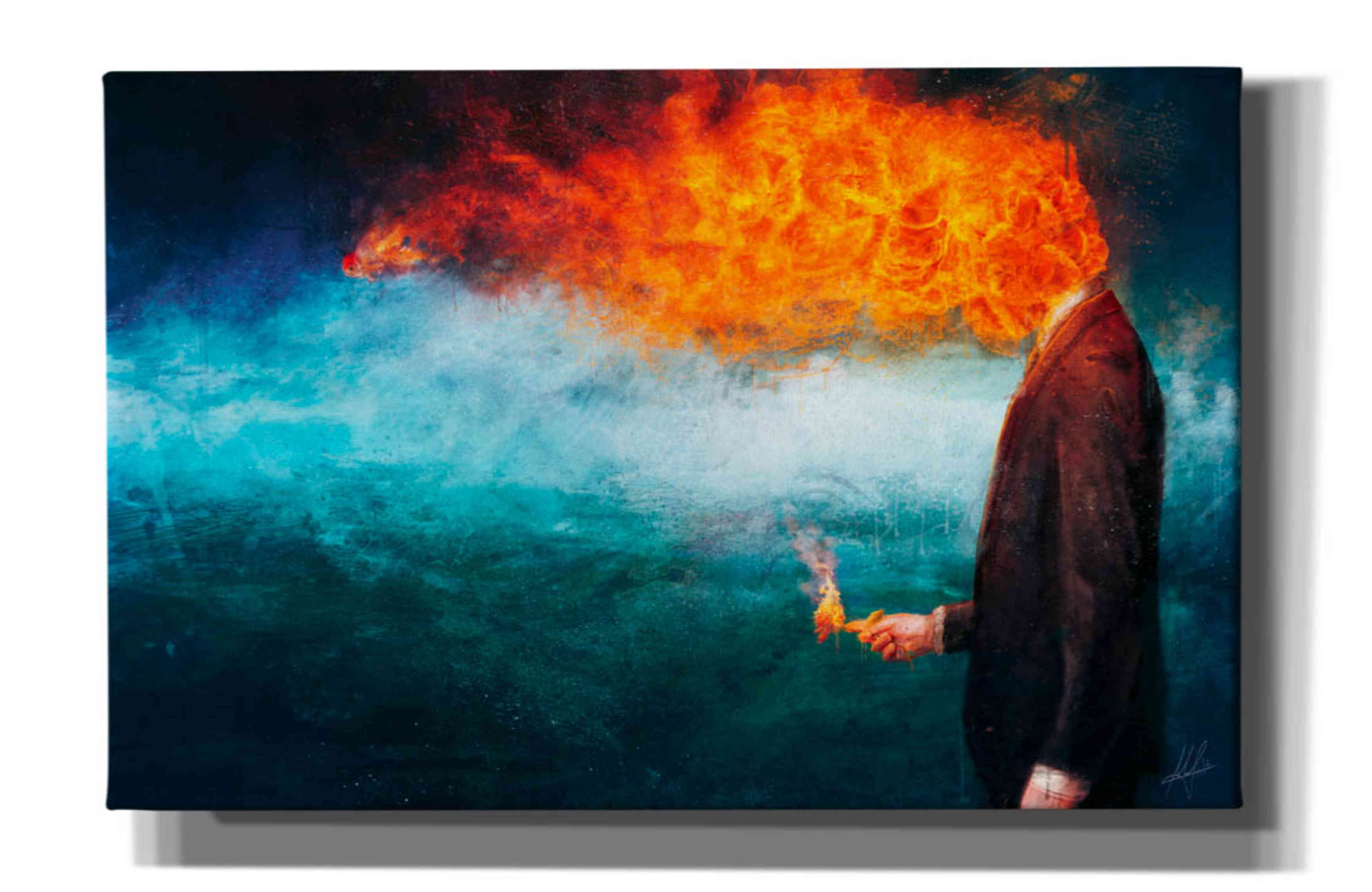 'Deep' by Mario Sanchez Nevado, Canvas Wall Art,Size A Landscape