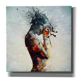 'Deliberation' by Mario Sanchez Nevado, Canvas Wall Art,Size 1 Square