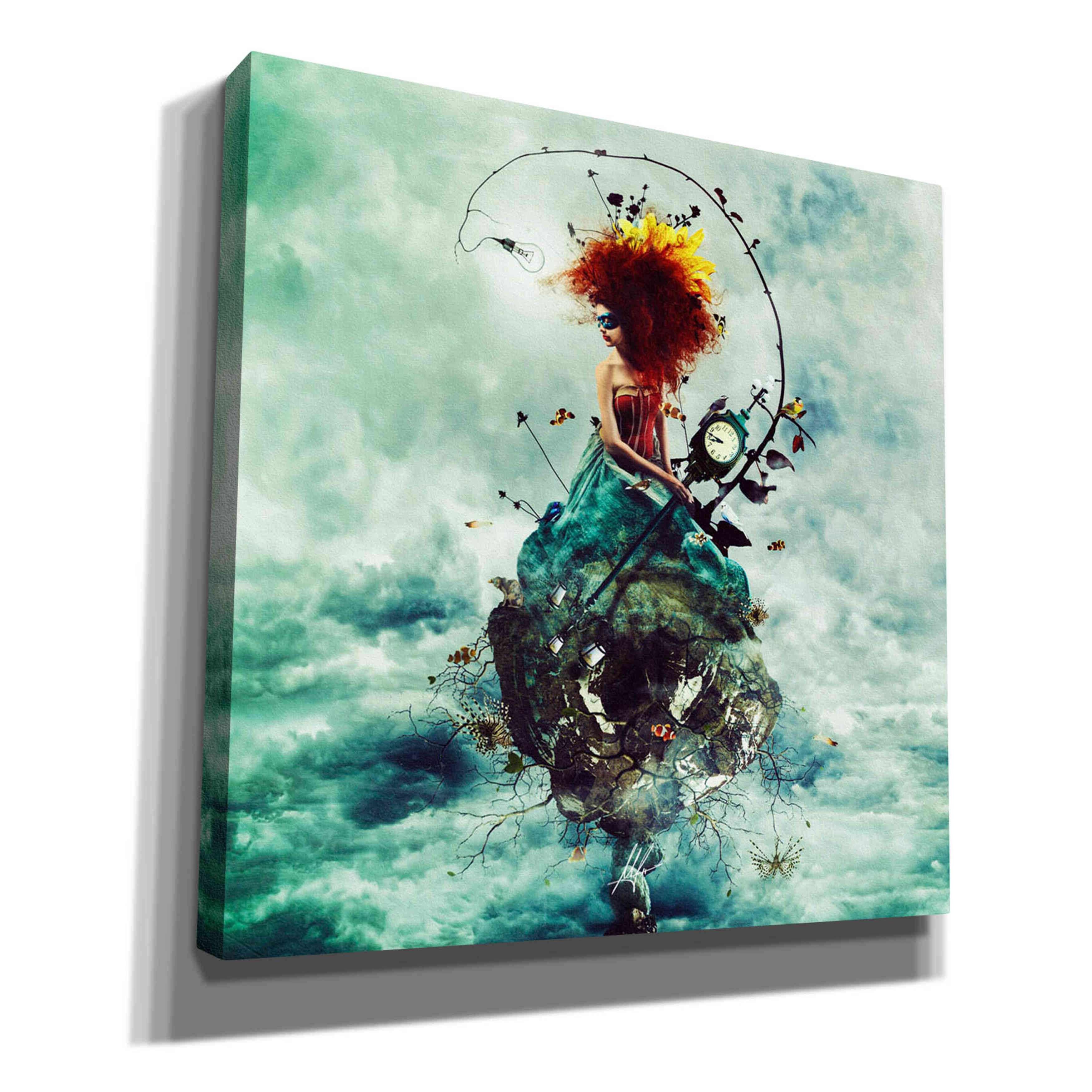 'Delirium' by Mario Sanchez Nevado, Canvas Wall Art,Size 1 Square