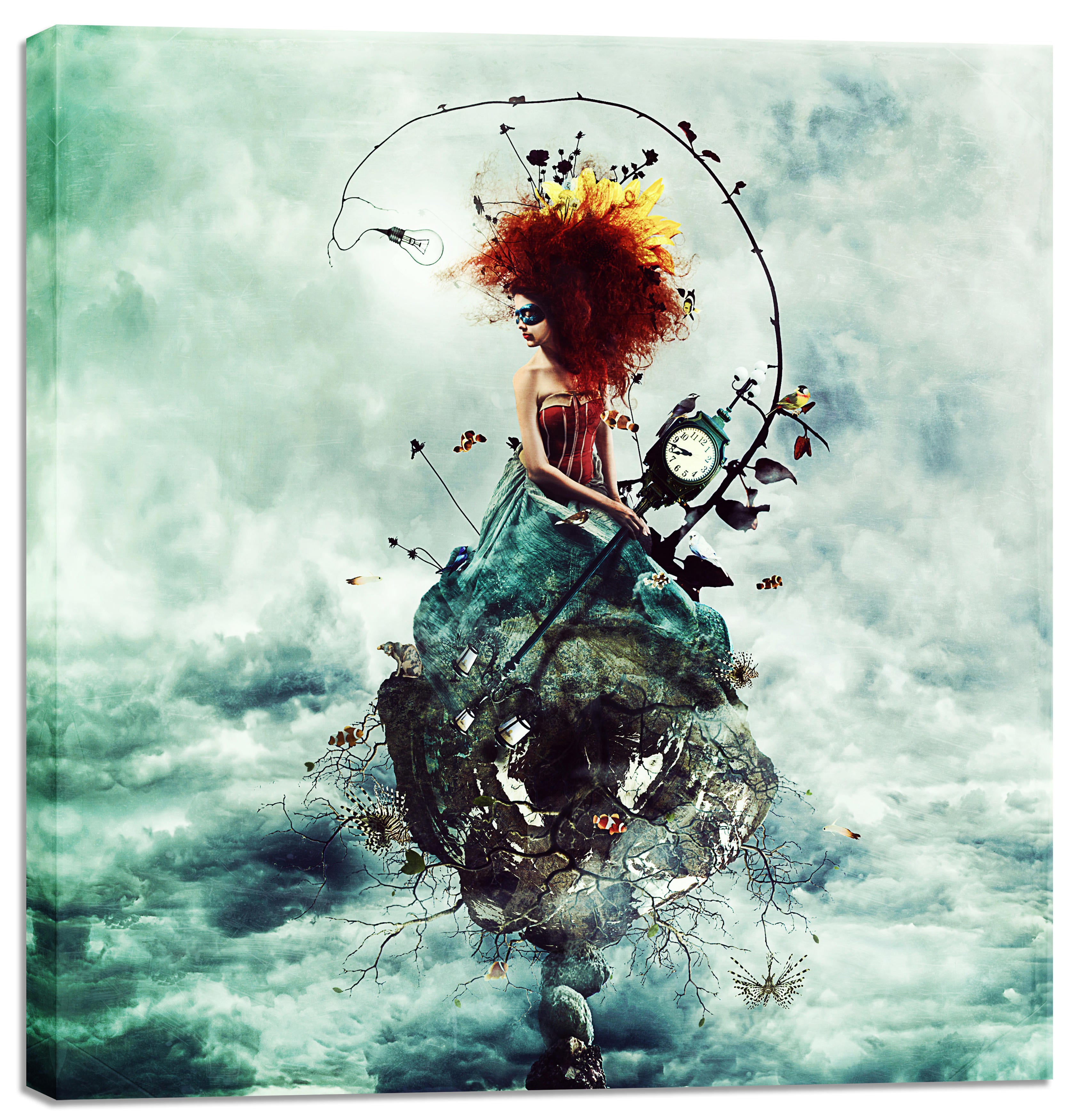 'Delirium' by Mario Sanchez Nevado, Canvas Wall Art,Size 1 Square