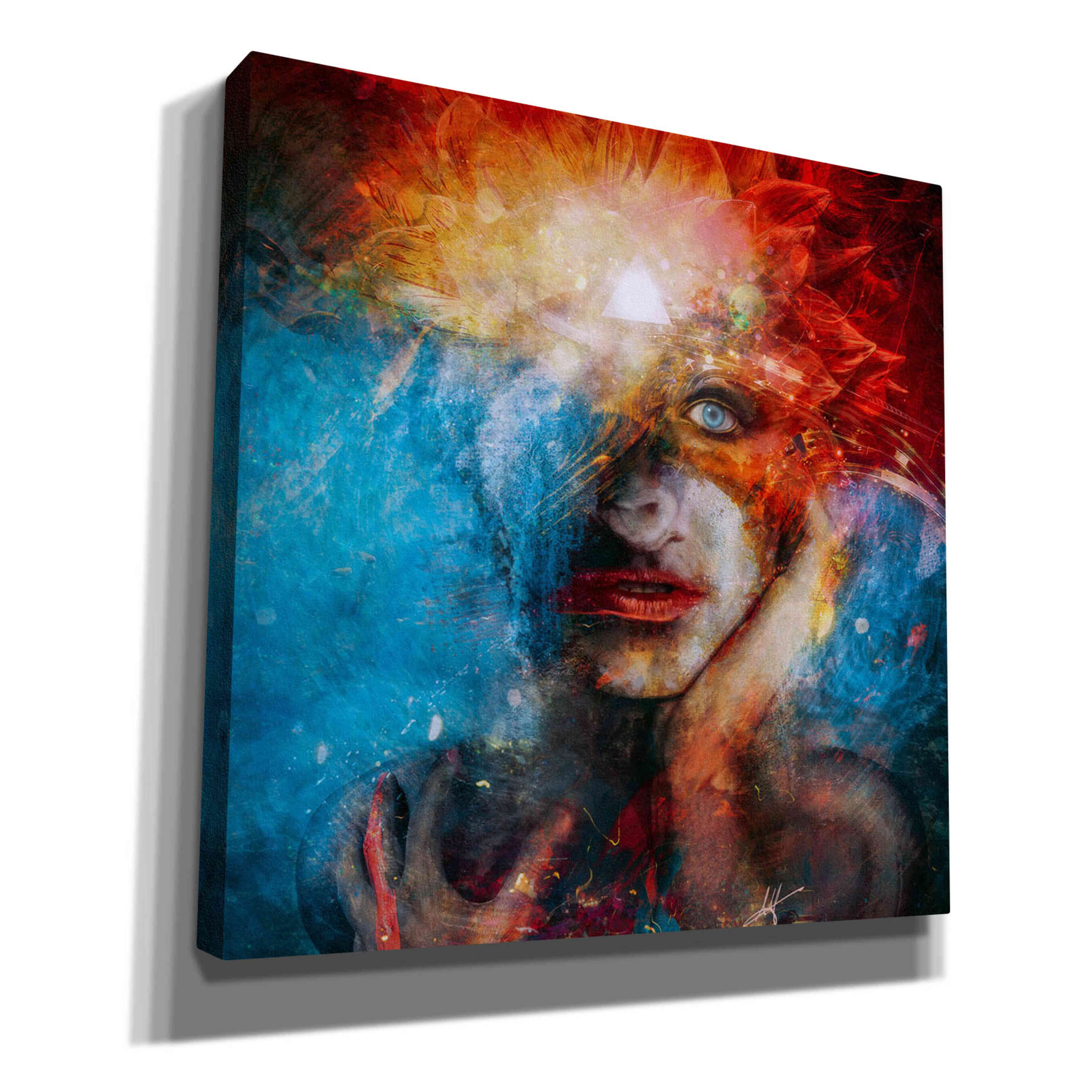 'Dethroned' by Mario Sanchez Nevado, Canvas Wall Art,Size 1 Square