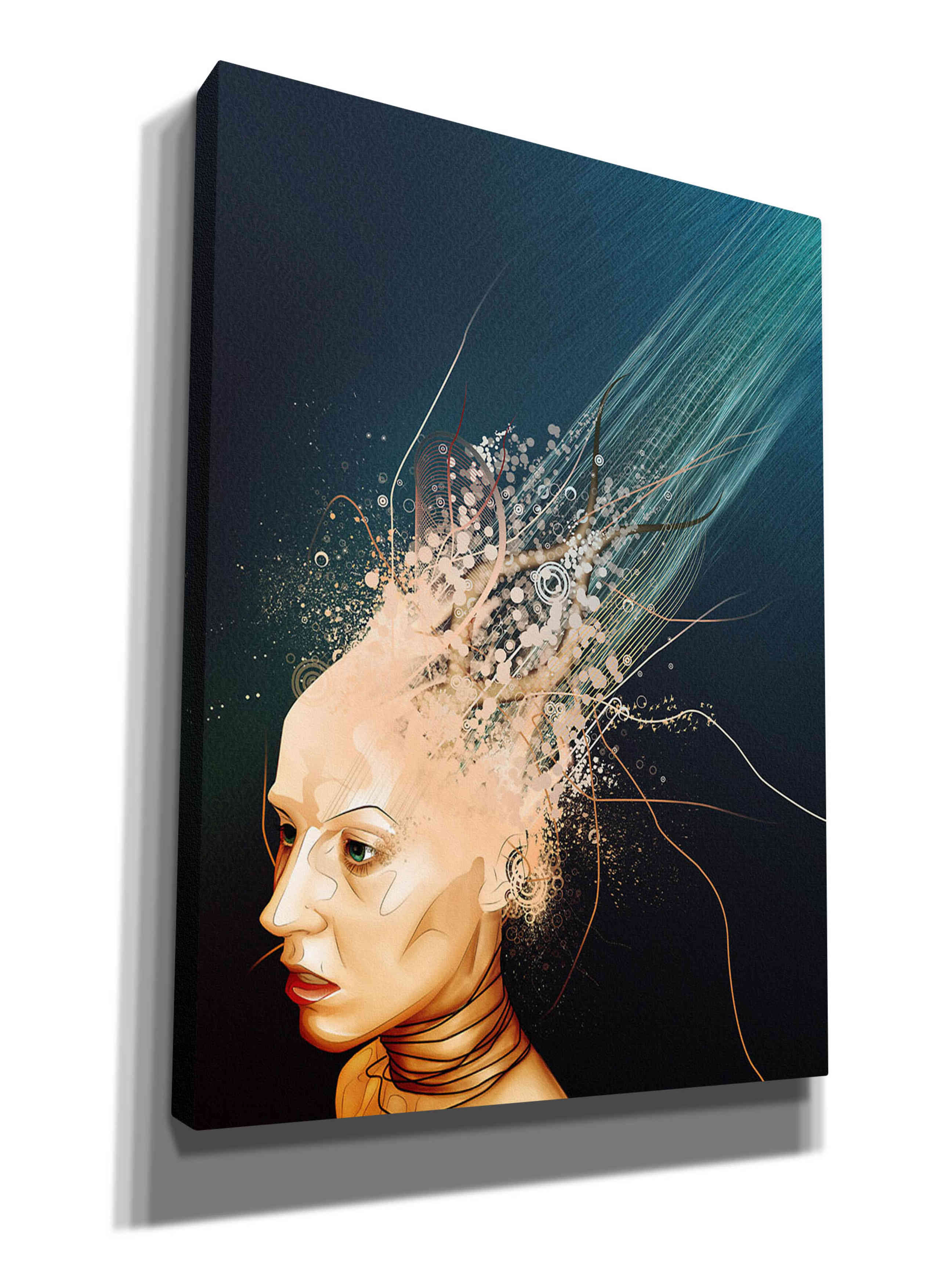 'Emotionless' by Mario Sanchez Nevado, Canvas Wall Art,Size B Portrait