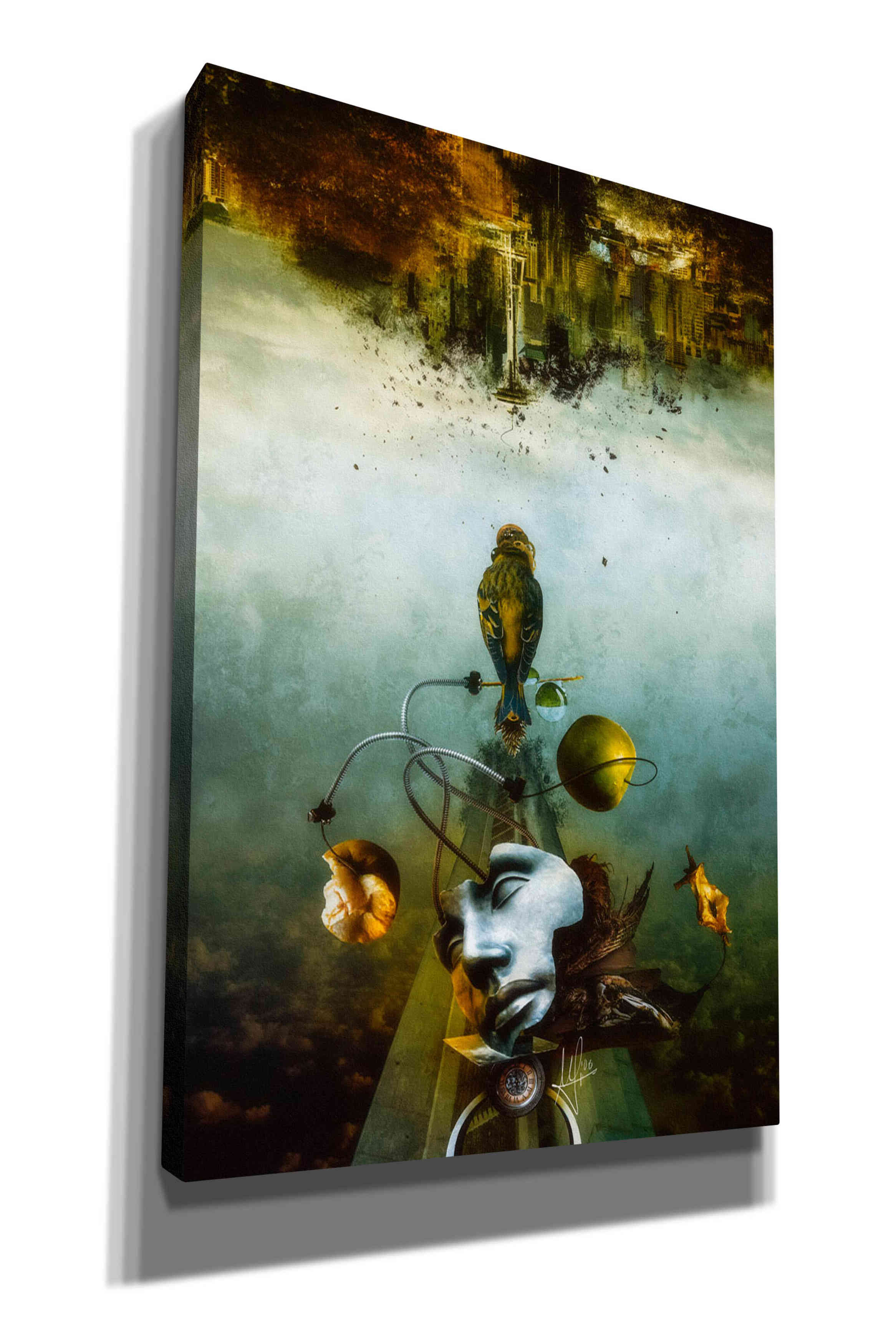 'Ephemeral Architecture' by Mario Sanchez Nevado, Canvas Wall Art,Size A Portrait