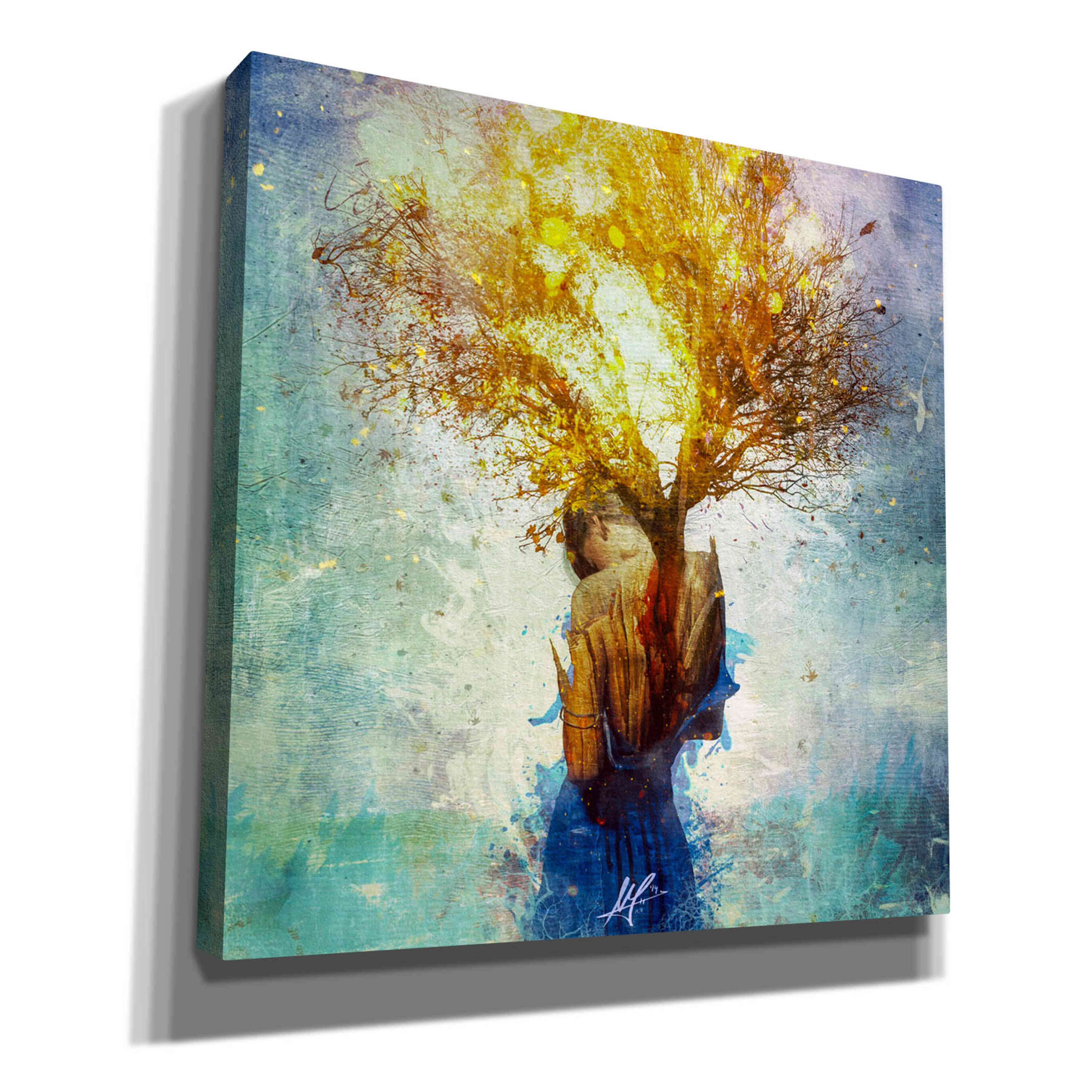 'Forgiveness' by Mario Sanchez Nevado, Canvas Wall Art,Size 1 Square