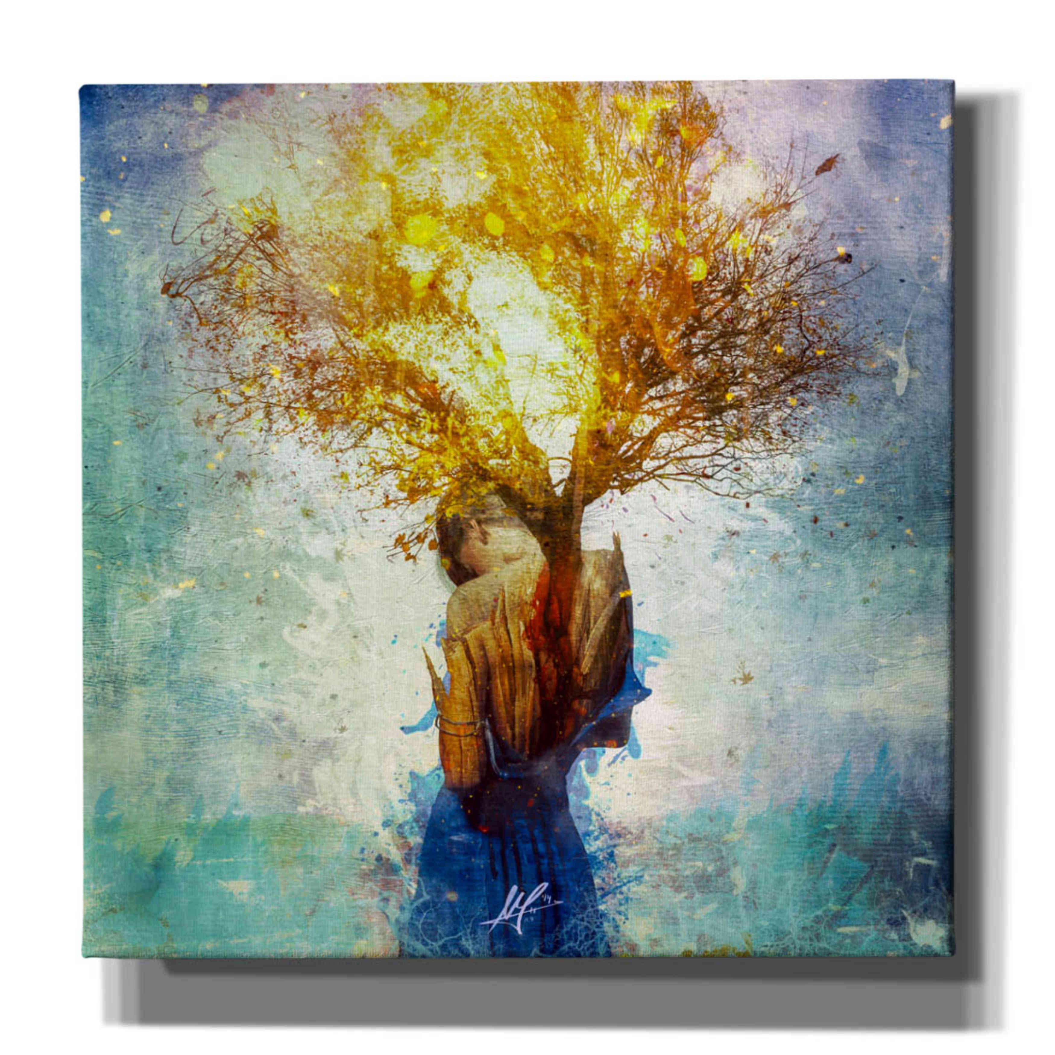 'Forgiveness' by Mario Sanchez Nevado, Canvas Wall Art,Size 1 Square