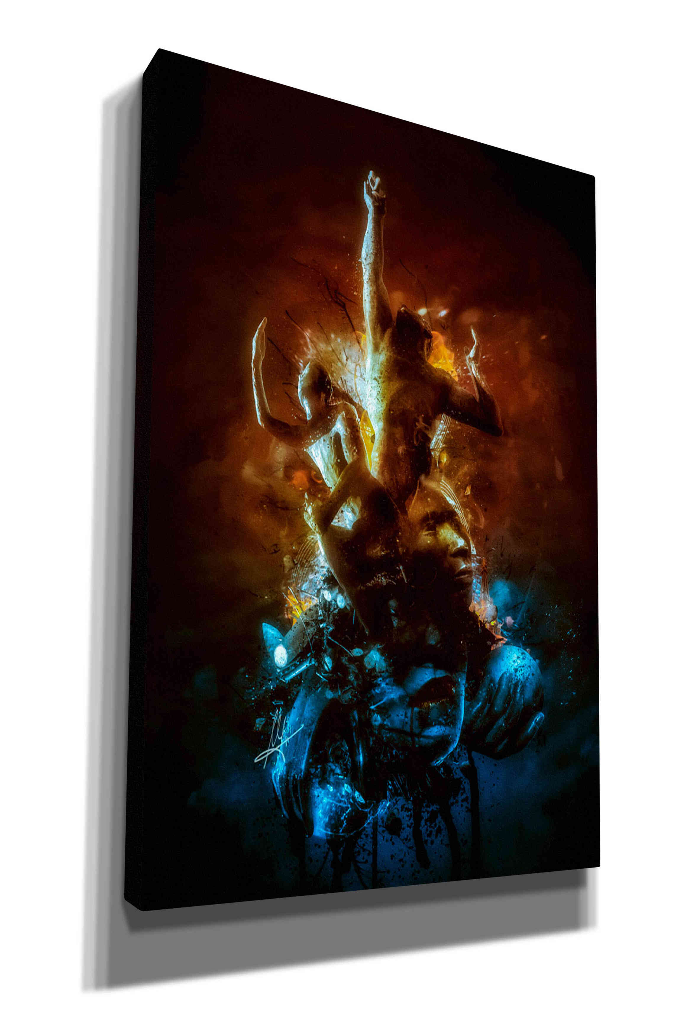 'Hell Are The Others' by Mario Sanchez Nevado, Canvas Wall Art,Size A Portrait