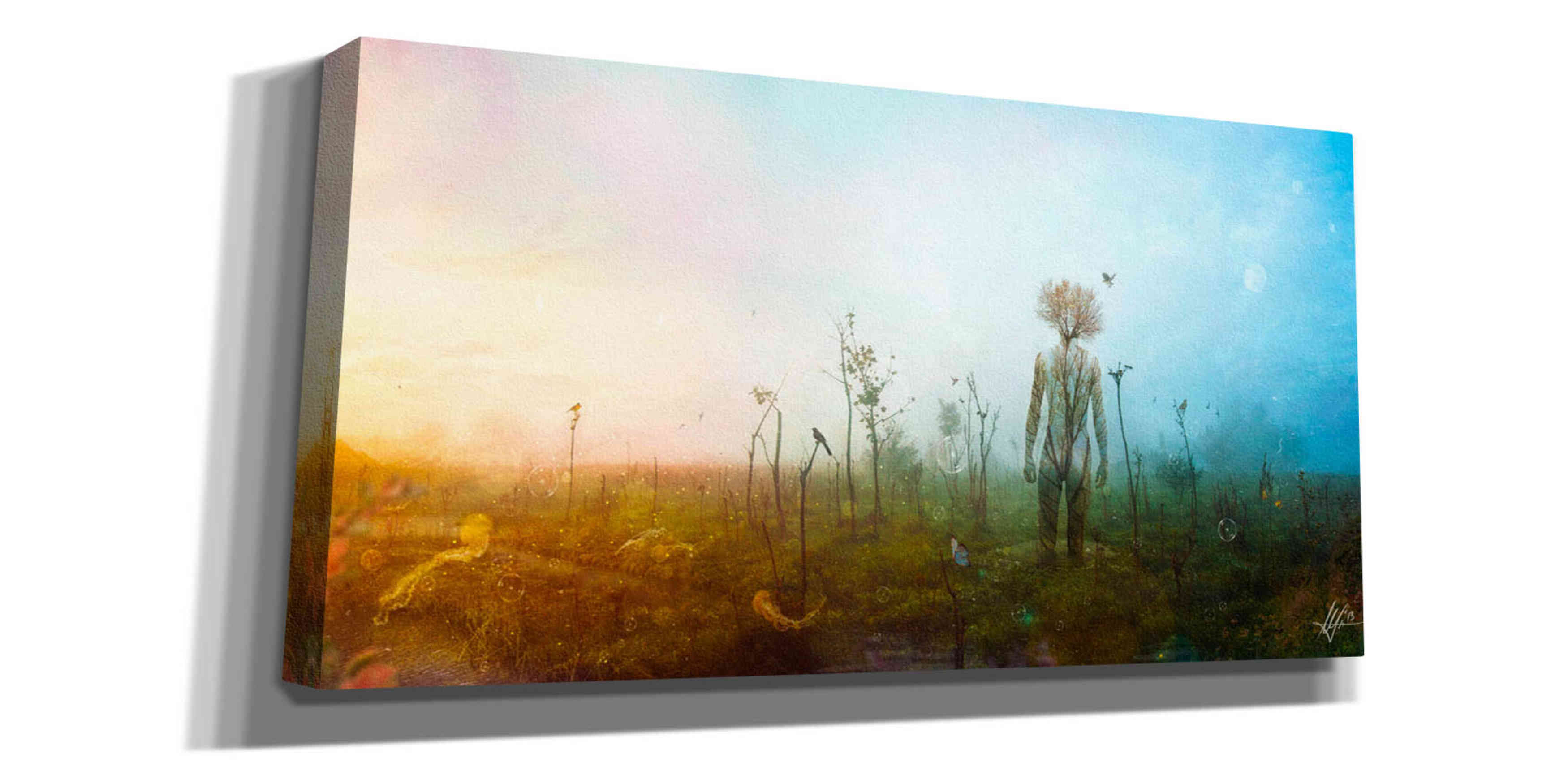 'Internal Landscapes' by Mario Sanchez Nevado, Canvas Wall Art,Size 2 Landscape