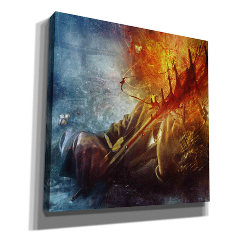 Image of 'A Look Into The Abyss' by Mario Sanchez Nevado, Canvas Wall Art,Size 1 Square