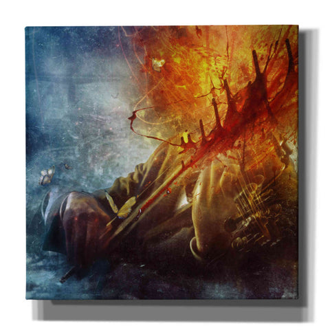Image of 'A Look Into The Abyss' by Mario Sanchez Nevado, Canvas Wall Art,Size 1 Square