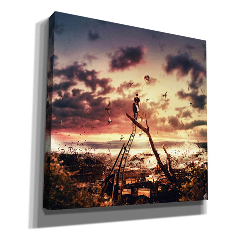 'King For A Day' by Mario Sanchez Nevado, Canvas Wall Art,Size 1 Square