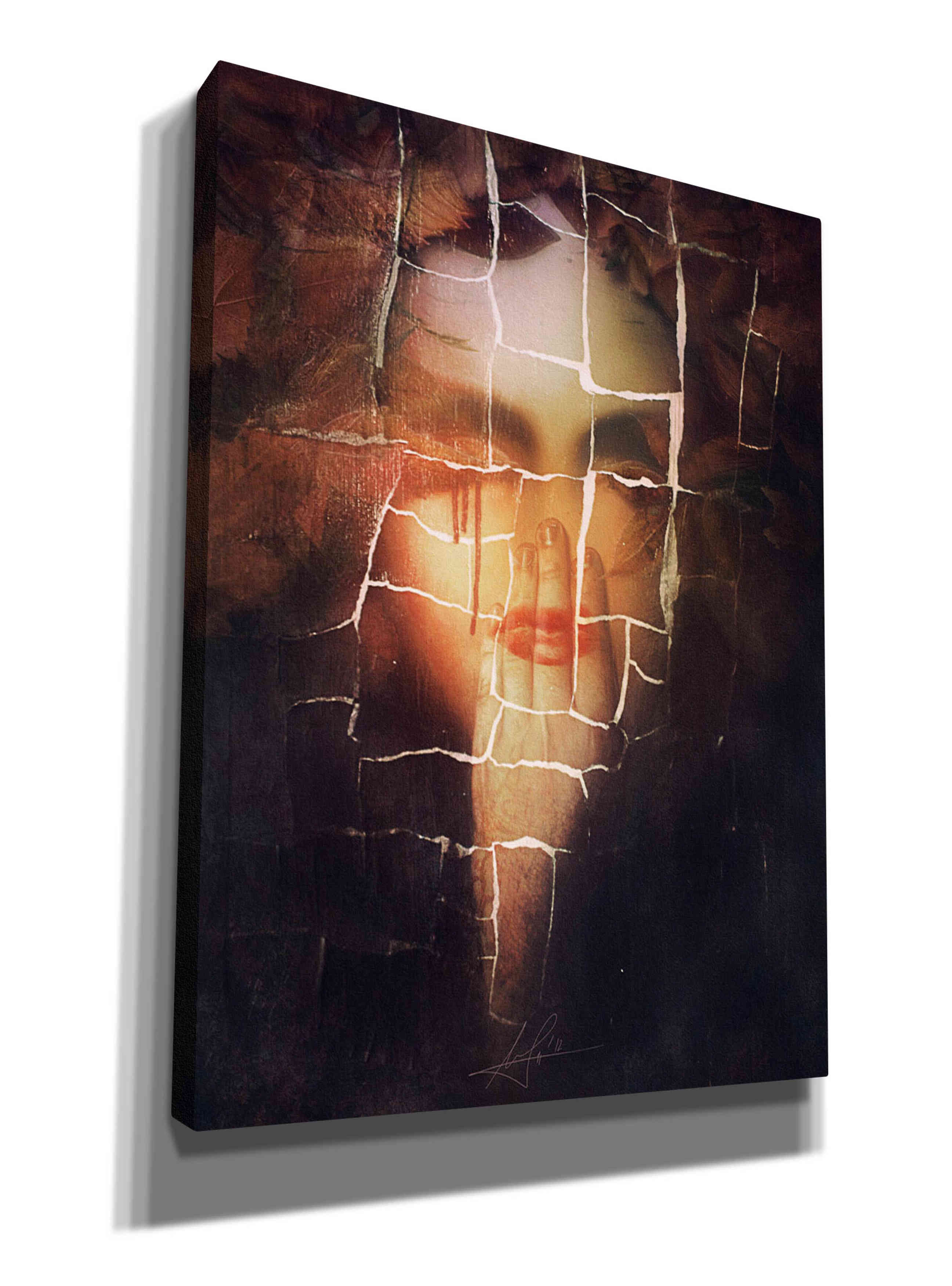 'Leaves' by Mario Sanchez Nevado, Canvas Wall Art,Size B Portrait