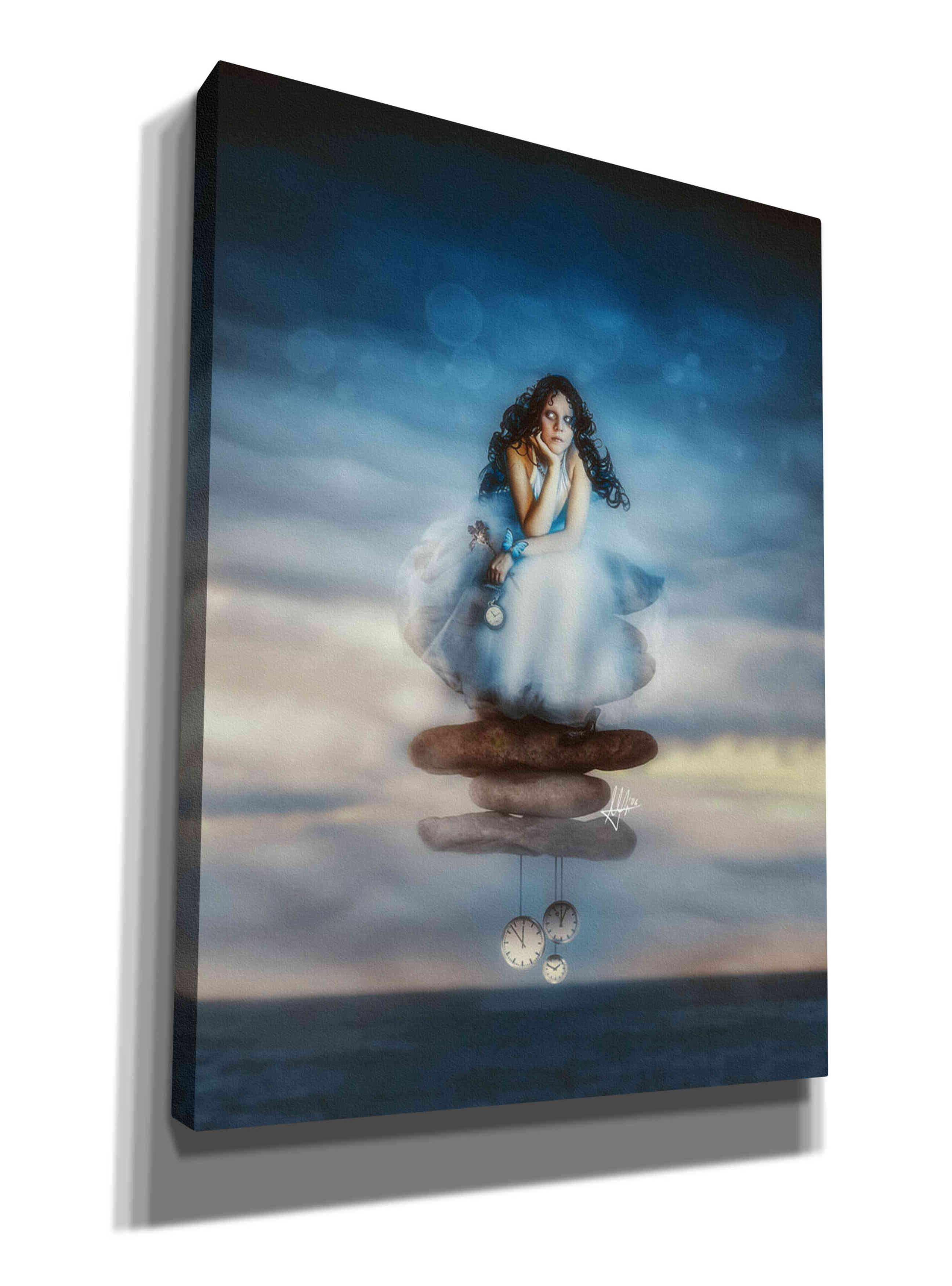 'The Longest Delay' by Mario Sanchez Nevado, Canvas Wall Art,Size B Portrait