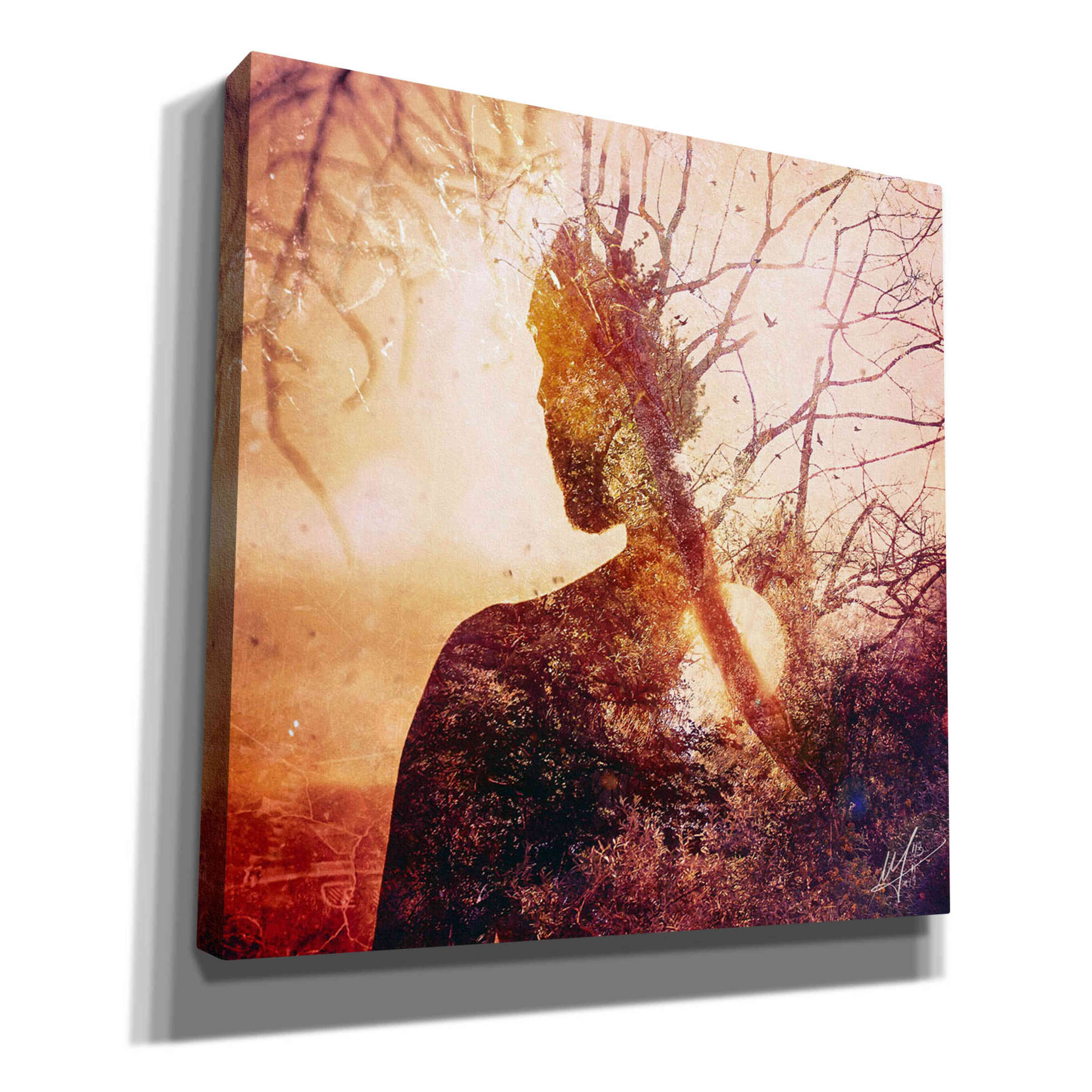 'Maps' by Mario Sanchez Nevado, Canvas Wall Art,Size 1 Square