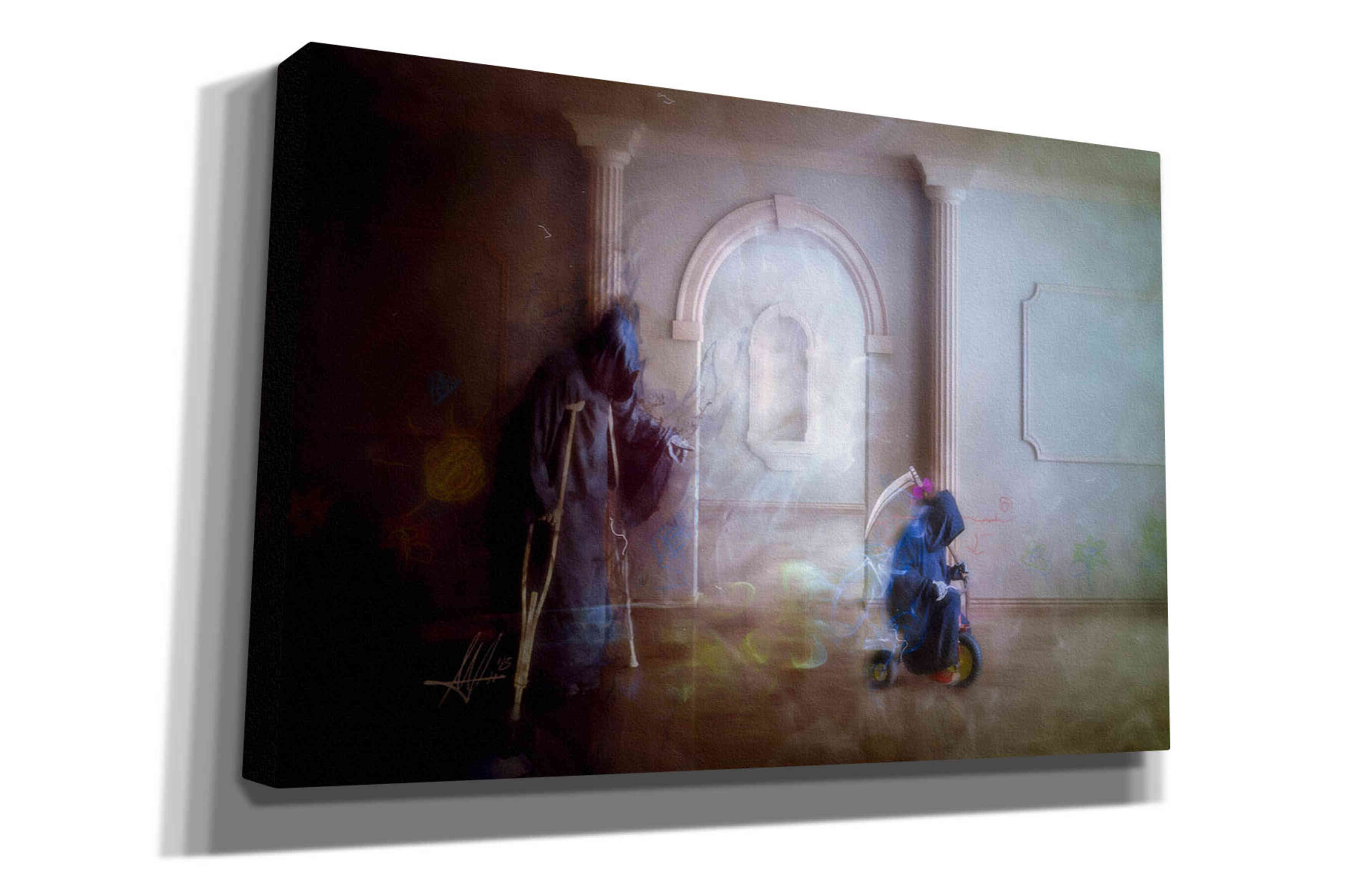 'The New Generations' by Mario Sanchez Nevado, Canvas Wall Art,Size A Landscape
