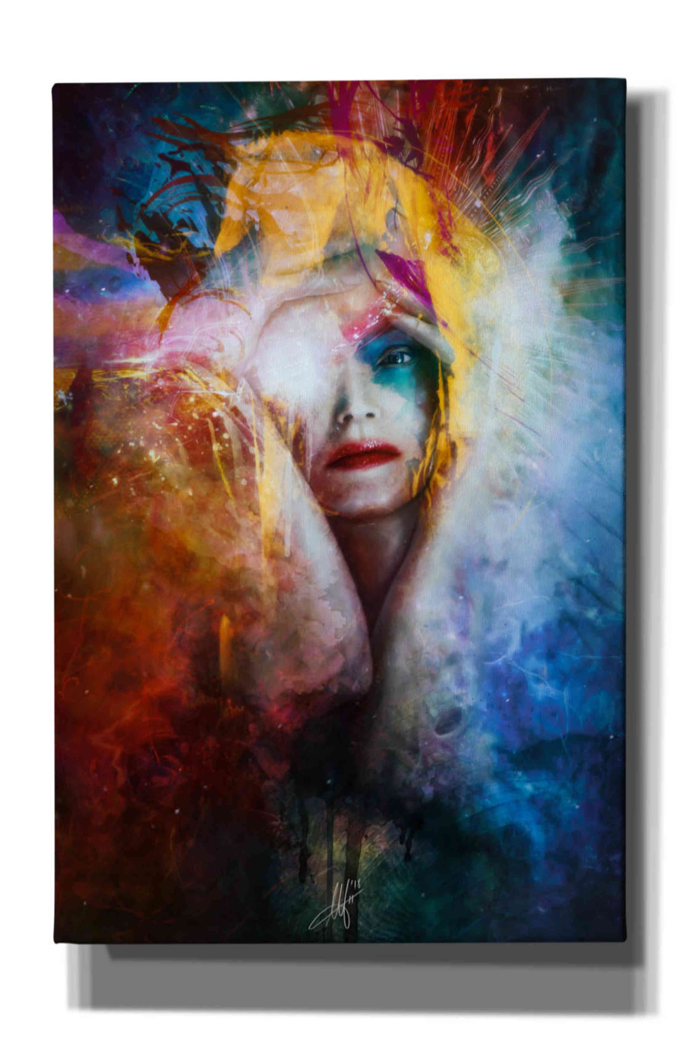 'The Radiant Nimbus of Crestfallen' by Mario Sanchez Nevado, Canvas Wall Art,Size A Portrait