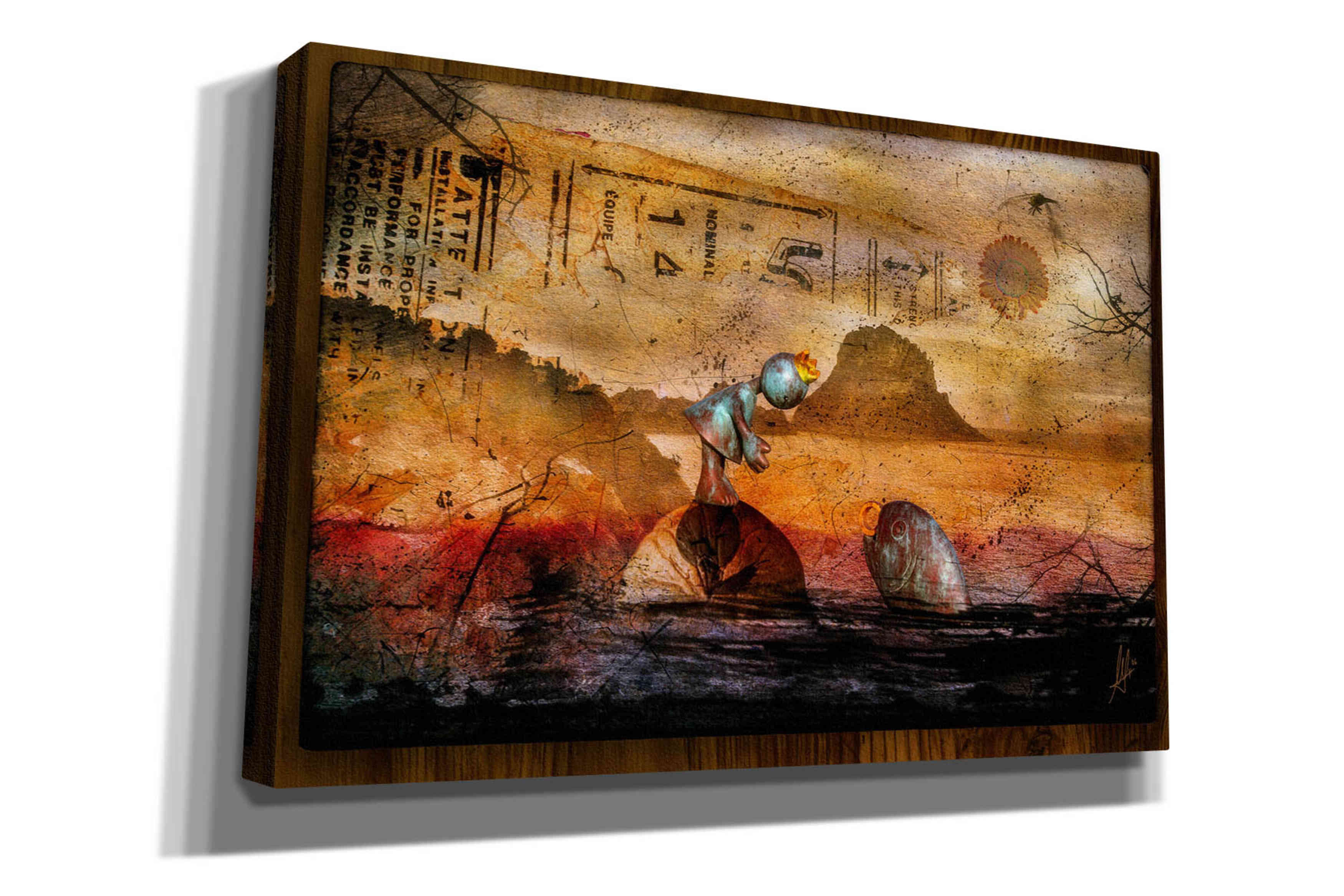 'Once Upon A Time' by Mario Sanchez Nevado, Canvas Wall Art,Size A Landscape