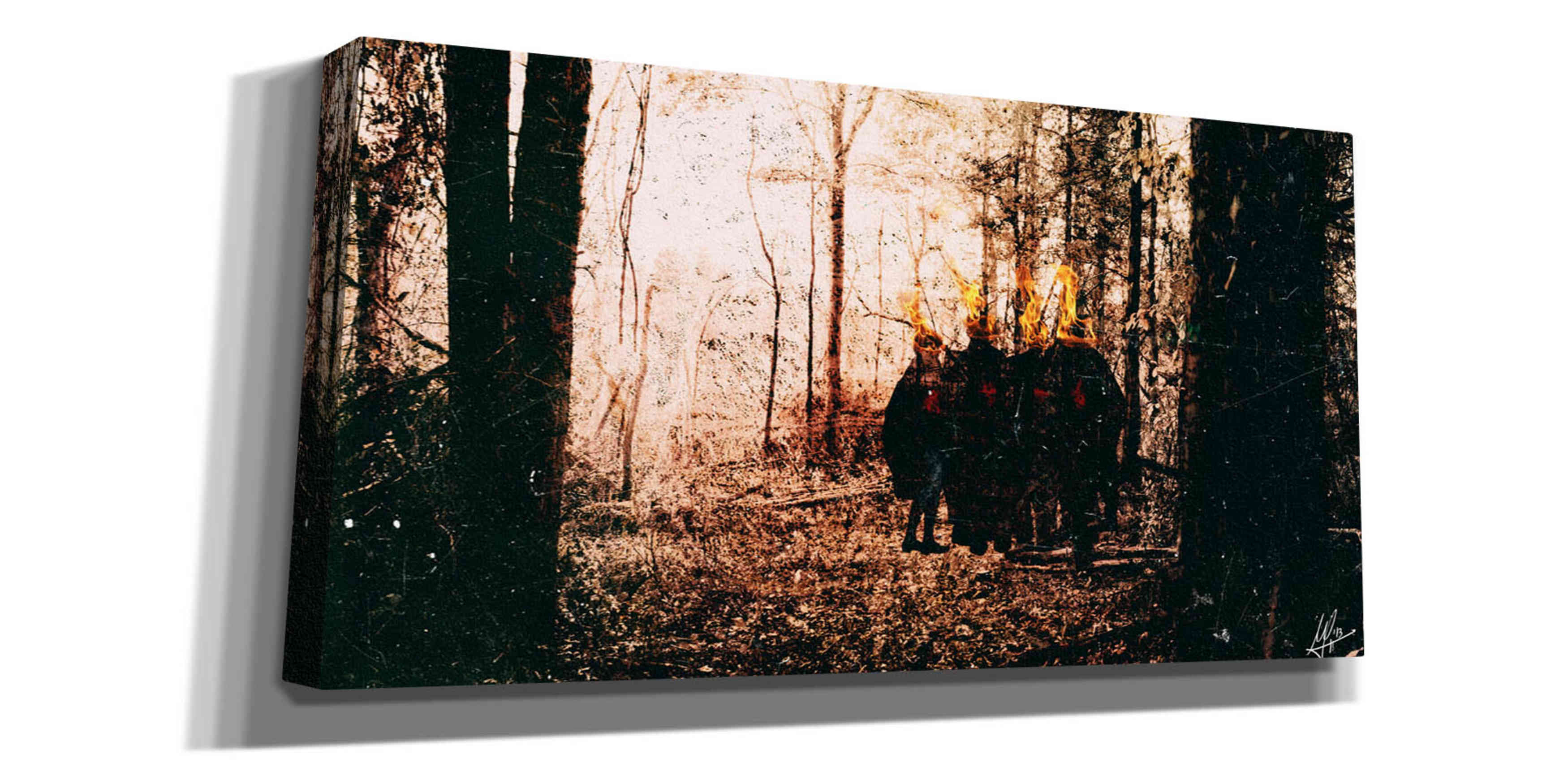 'People Are Dying' by Mario Sanchez Nevado, Canvas Wall Art,Size 2 Landscape