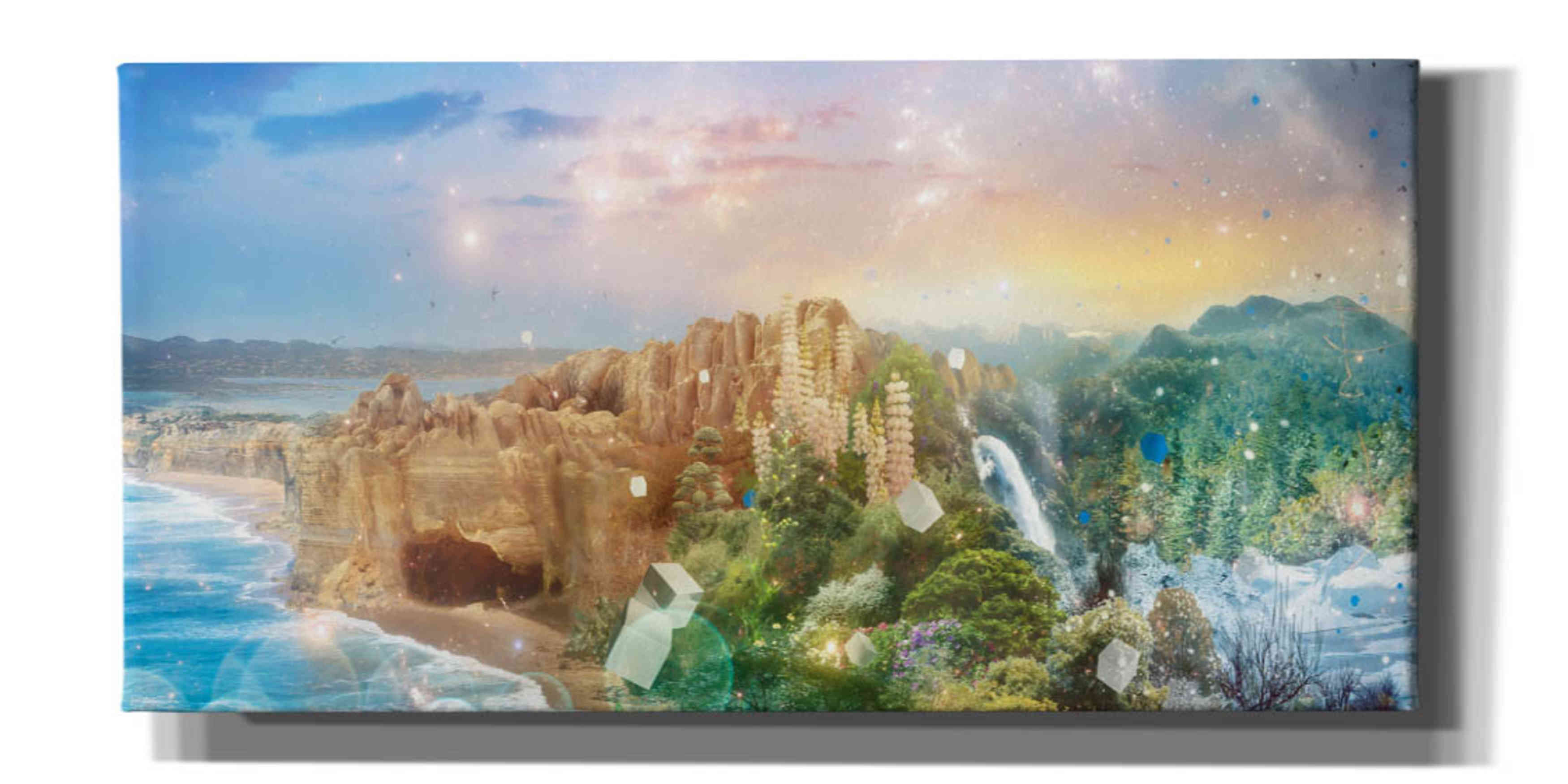 'Press Start Part 1' by Mario Sanchez Nevado, Canvas Wall Art,Size 2 Landscape