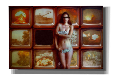 Image of 'Retransmission' by Mario Sanchez Nevado, Canvas Wall Art,Size A Landscape