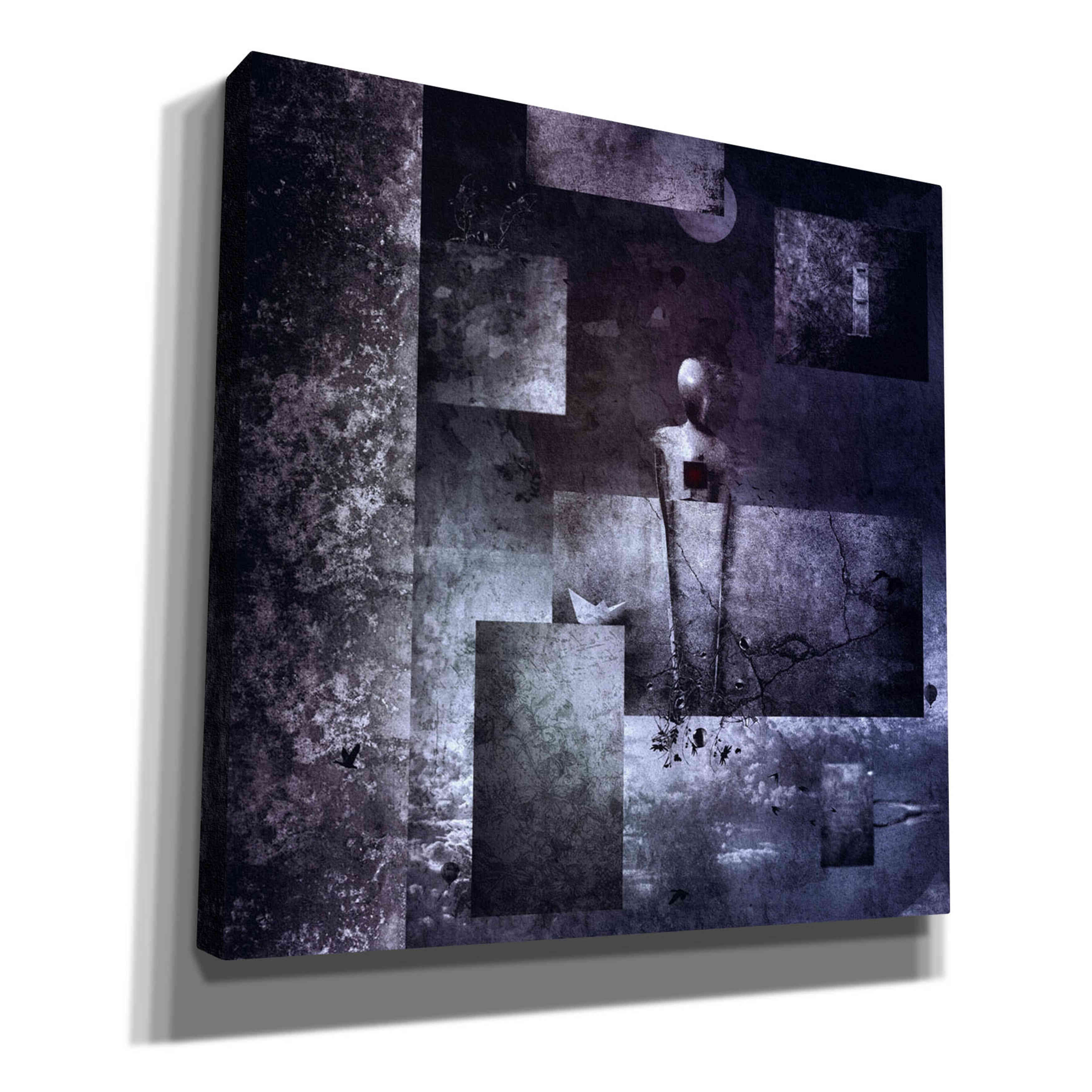 'Retrospect' by Mario Sanchez Nevado, Canvas Wall Art,Size 1 Square