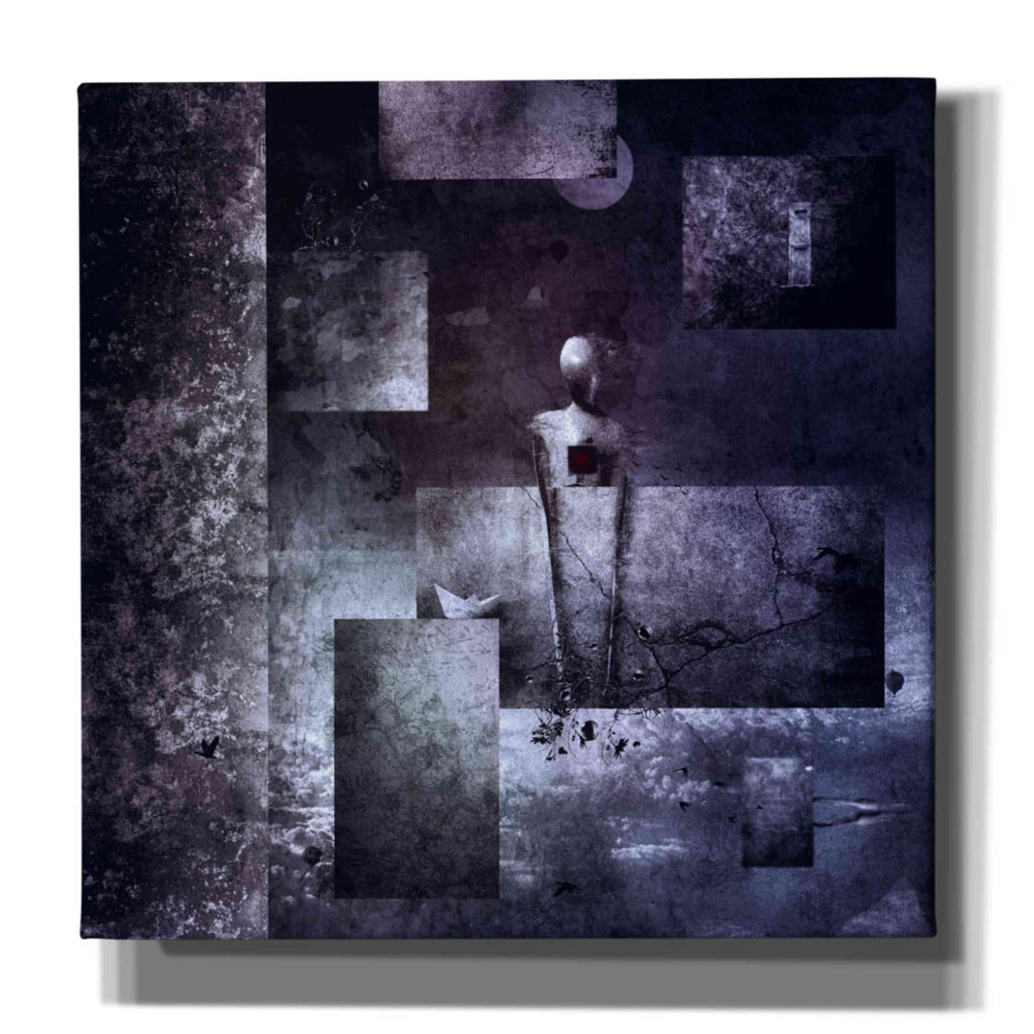 'Retrospect' by Mario Sanchez Nevado, Canvas Wall Art,Size 1 Square