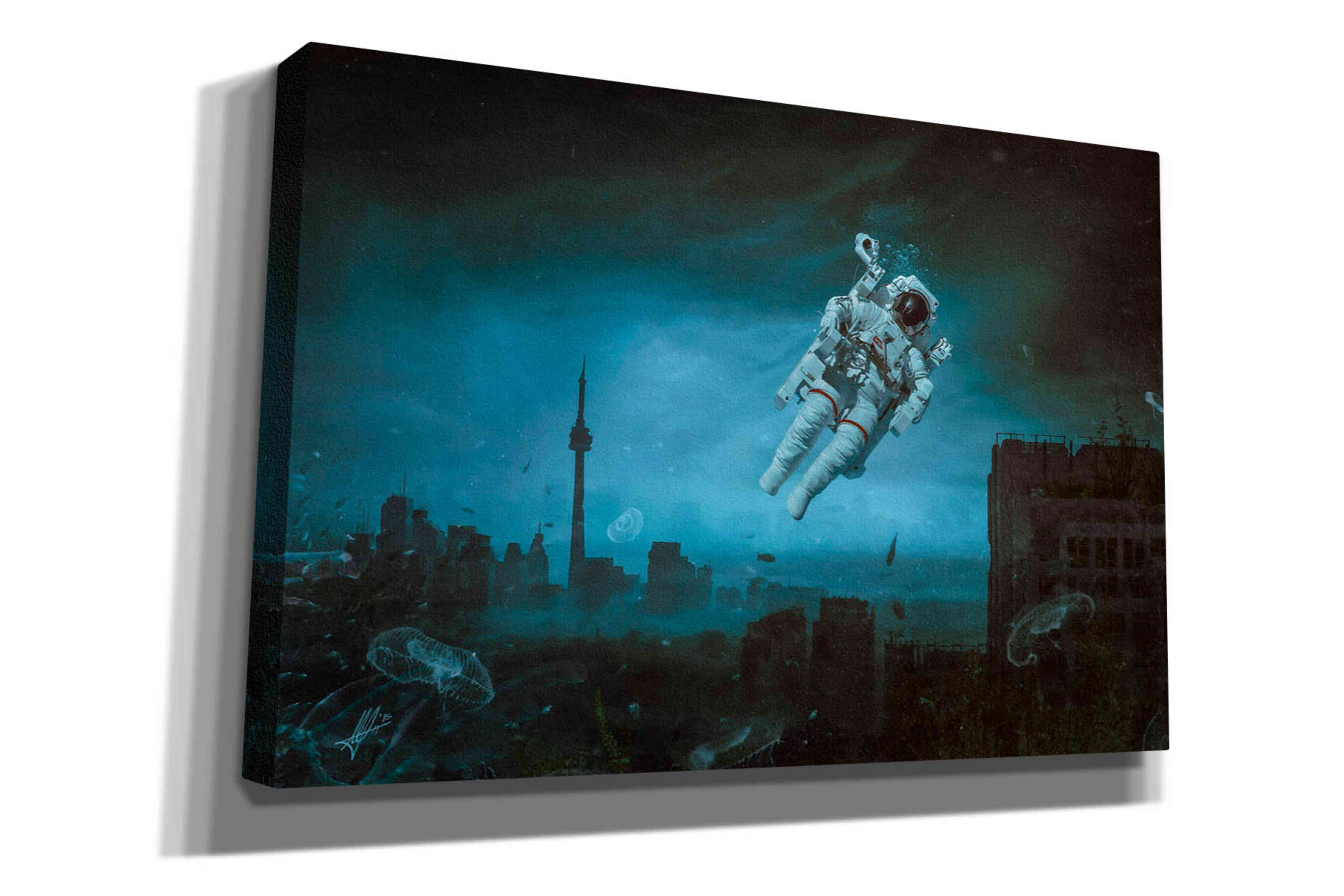 'Sometimes' by Mario Sanchez Nevado, Canvas Wall Art,Size A Landscape