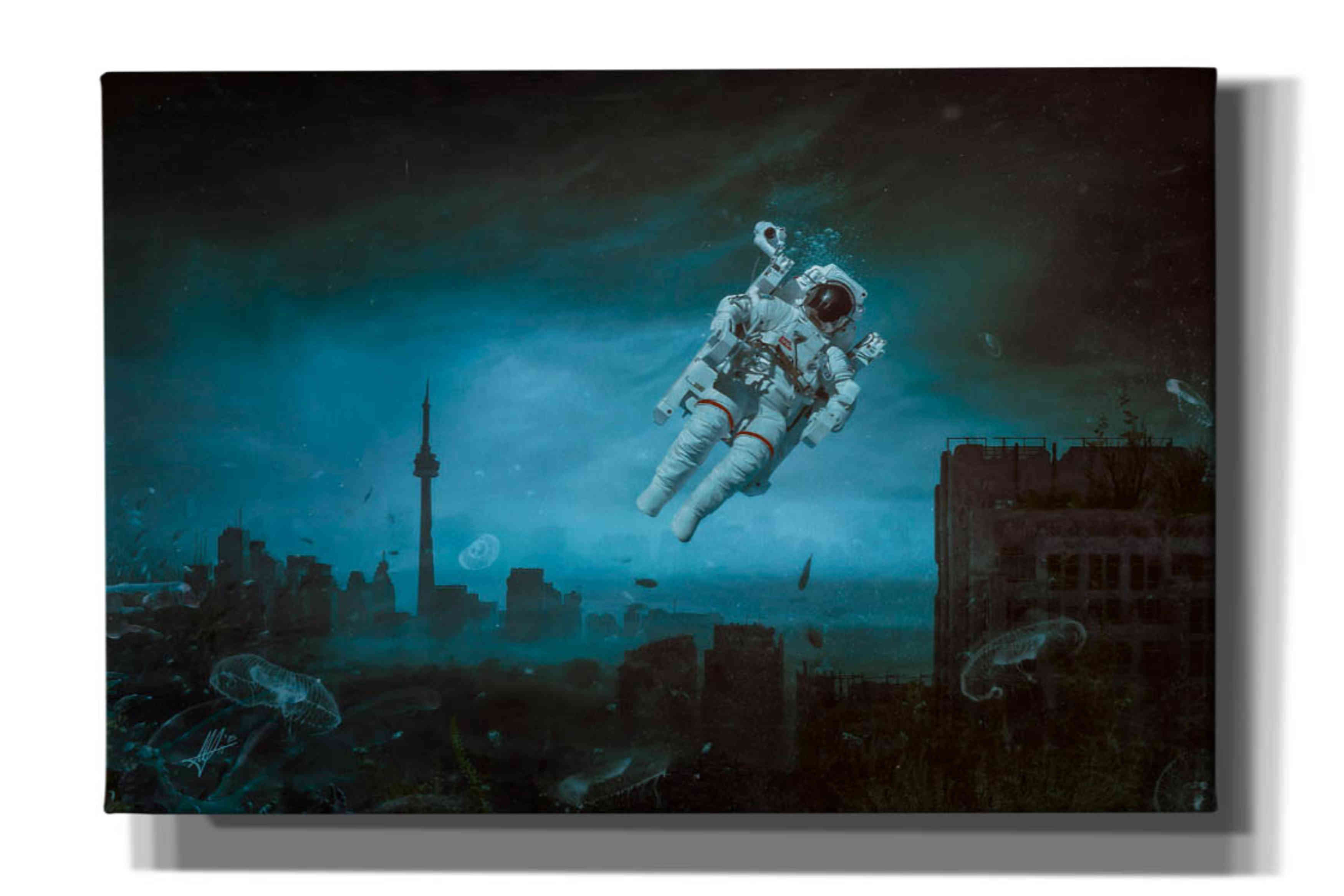 'Sometimes' by Mario Sanchez Nevado, Canvas Wall Art,Size A Landscape