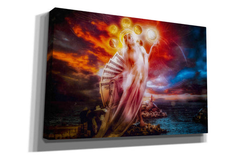 'St. Mary of Coins' by Mario Sanchez Nevado, Canvas Wall Art,Size A Landscape