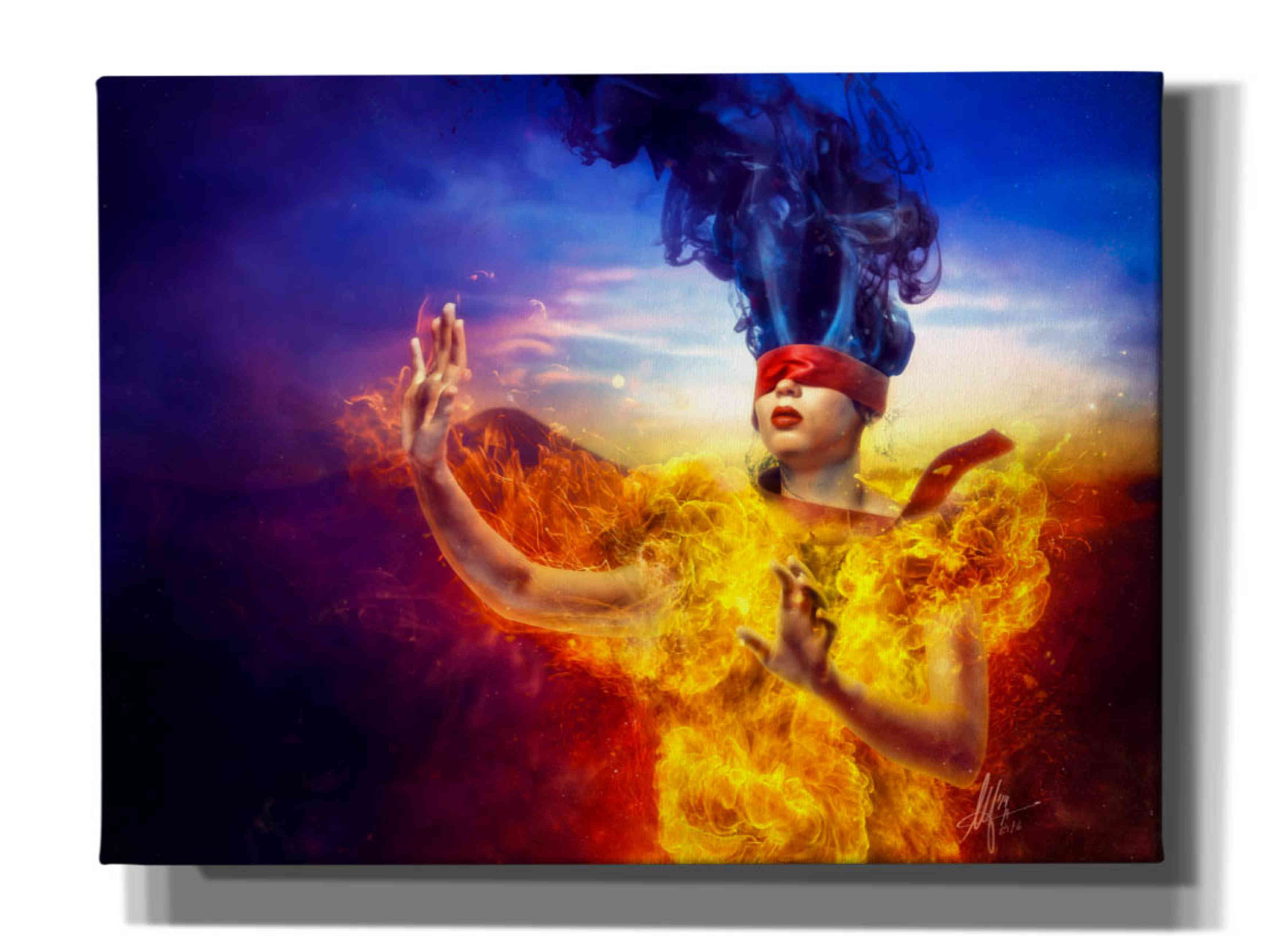 'Suspense' by Mario Sanchez Nevado, Canvas Wall Art,Size A Landscape