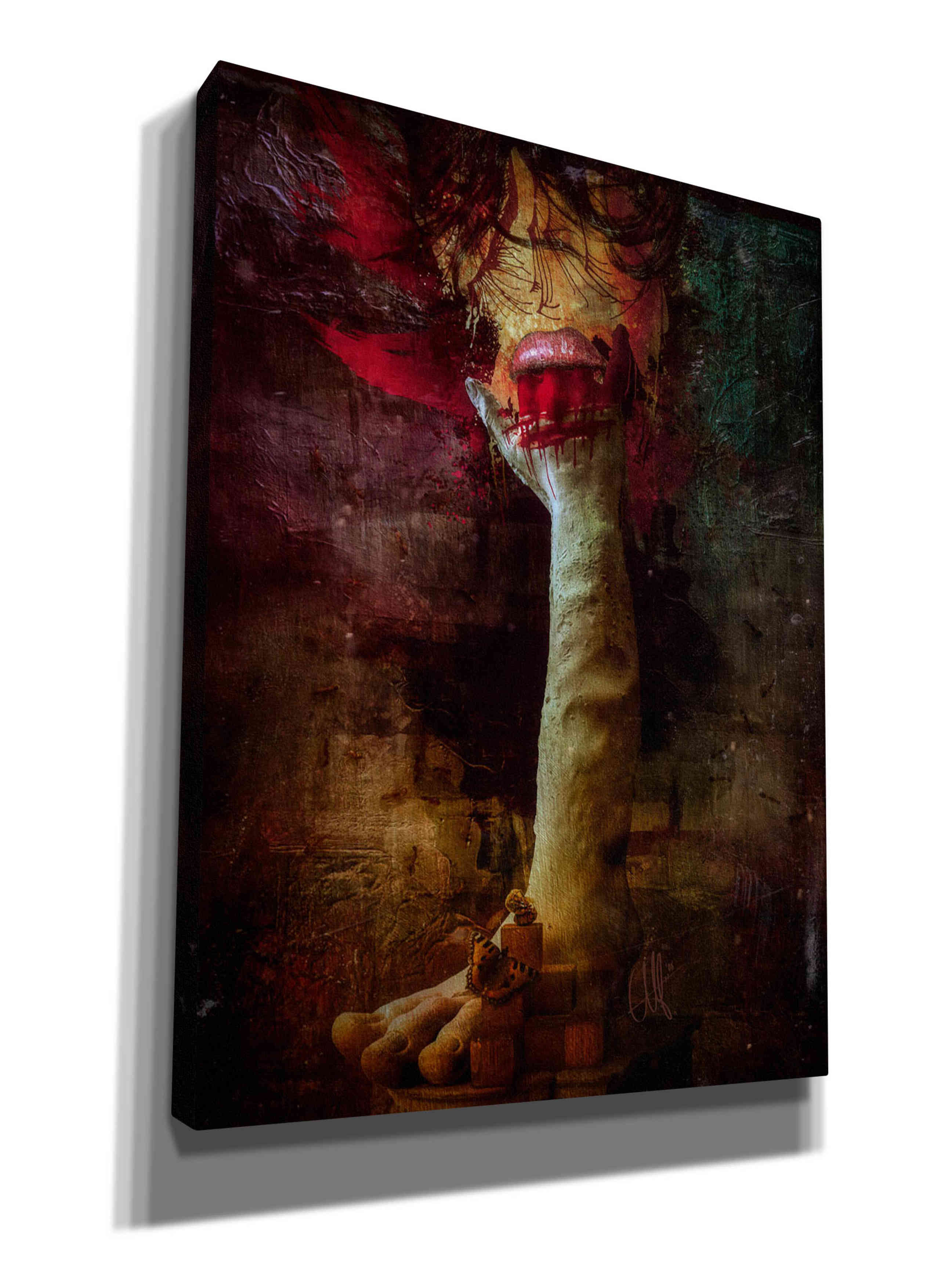 'Taste of Blood' by Mario Sanchez Nevado, Canvas Wall Art,Size B Portrait