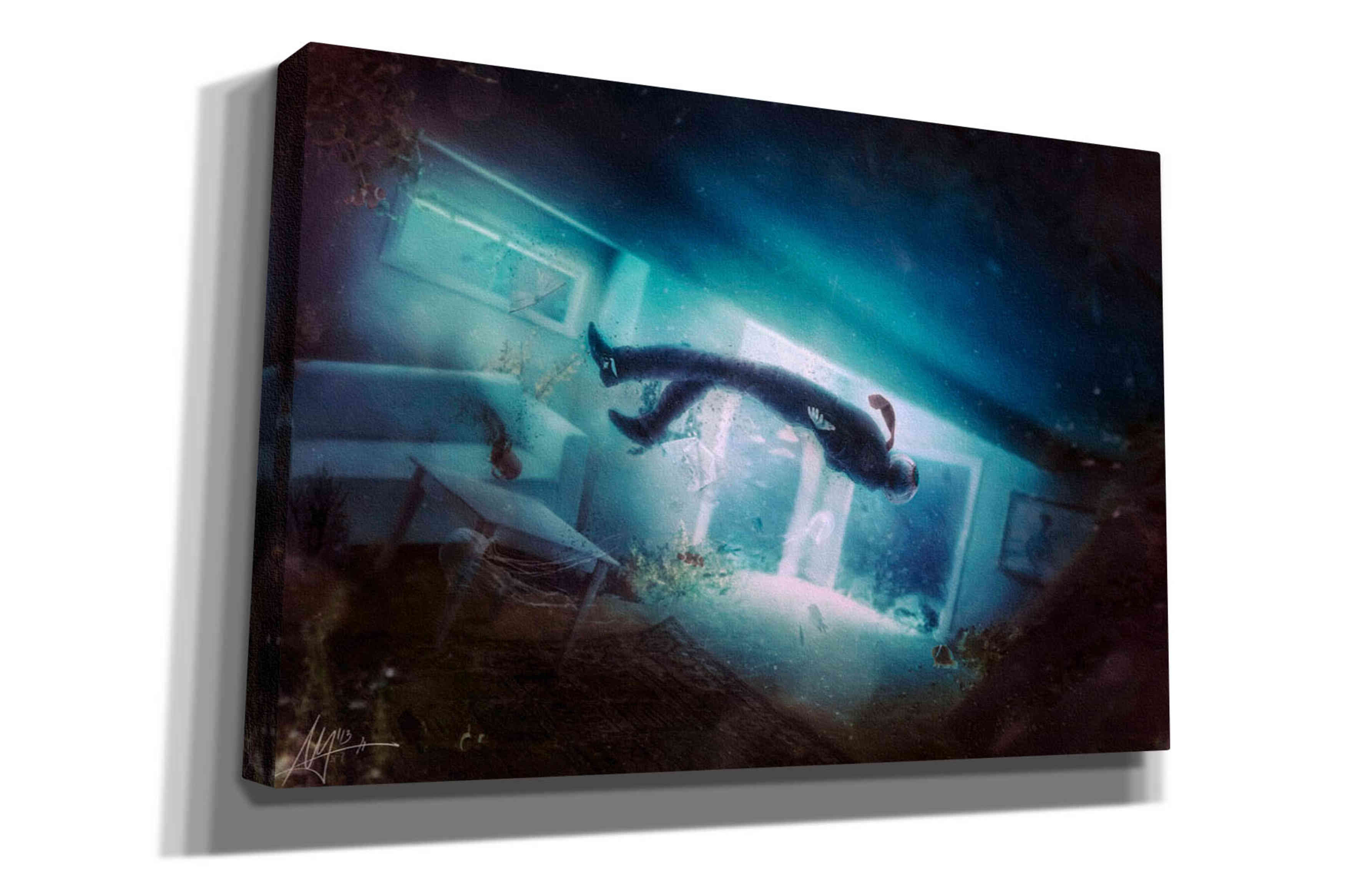 'Tears' by Mario Sanchez Nevado, Canvas Wall Art,Size A Landscape