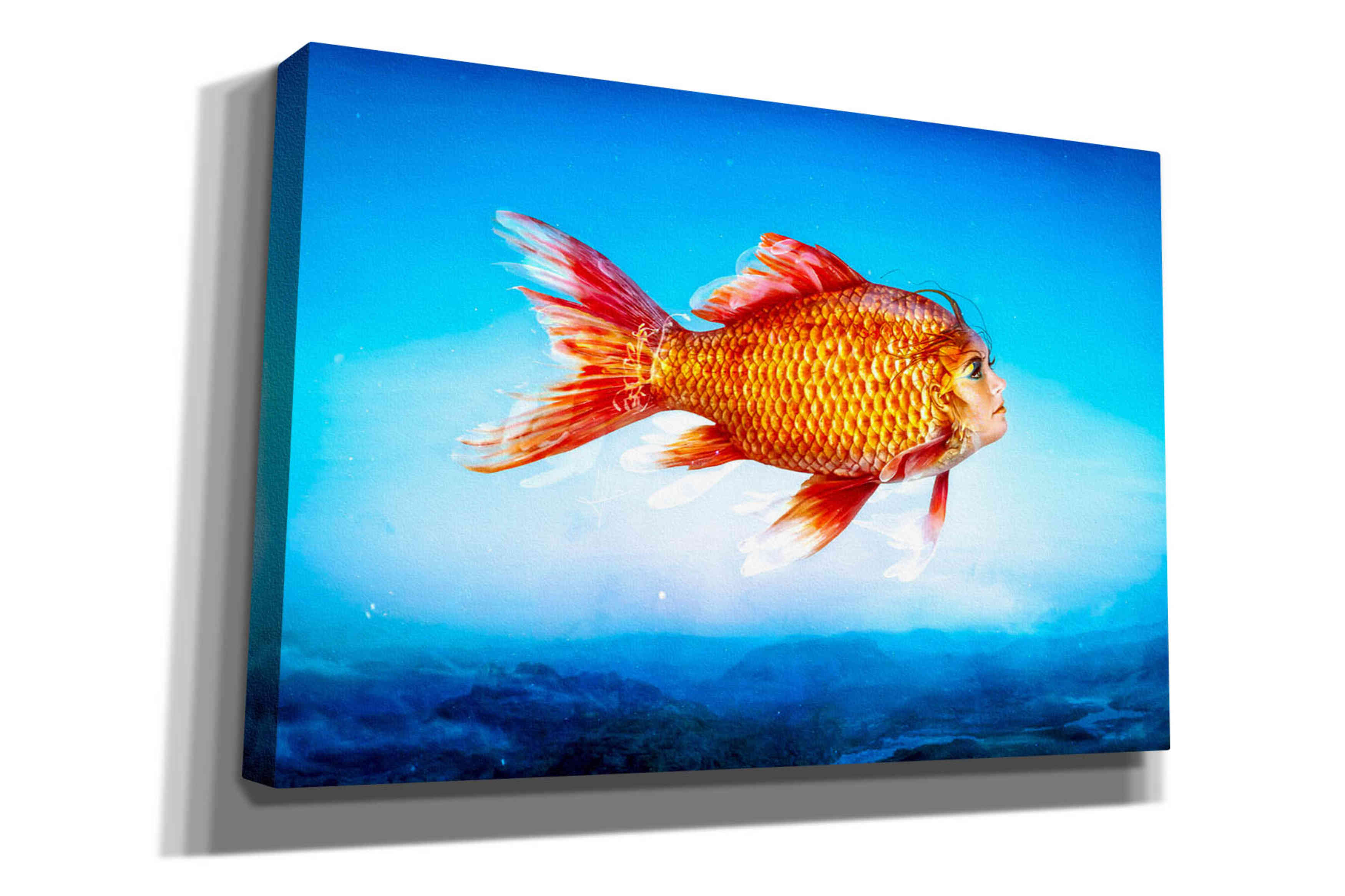 'The Outsider' by Mario Sanchez Nevado, Canvas Wall Art,Size A Landscape