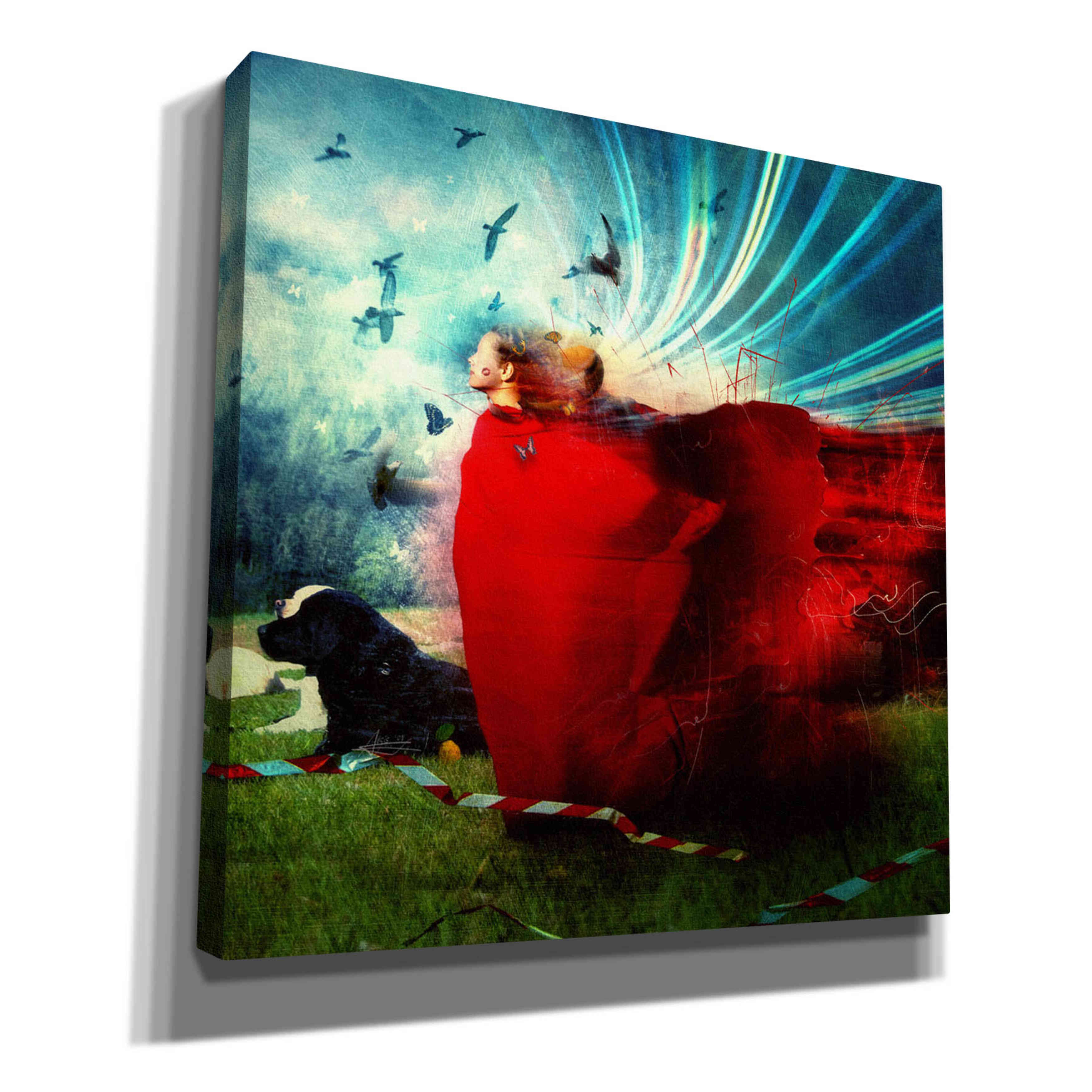 'The Strange Blind Sensation' by Mario Sanchez Nevado, Canvas Wall Art,Size 1 Square