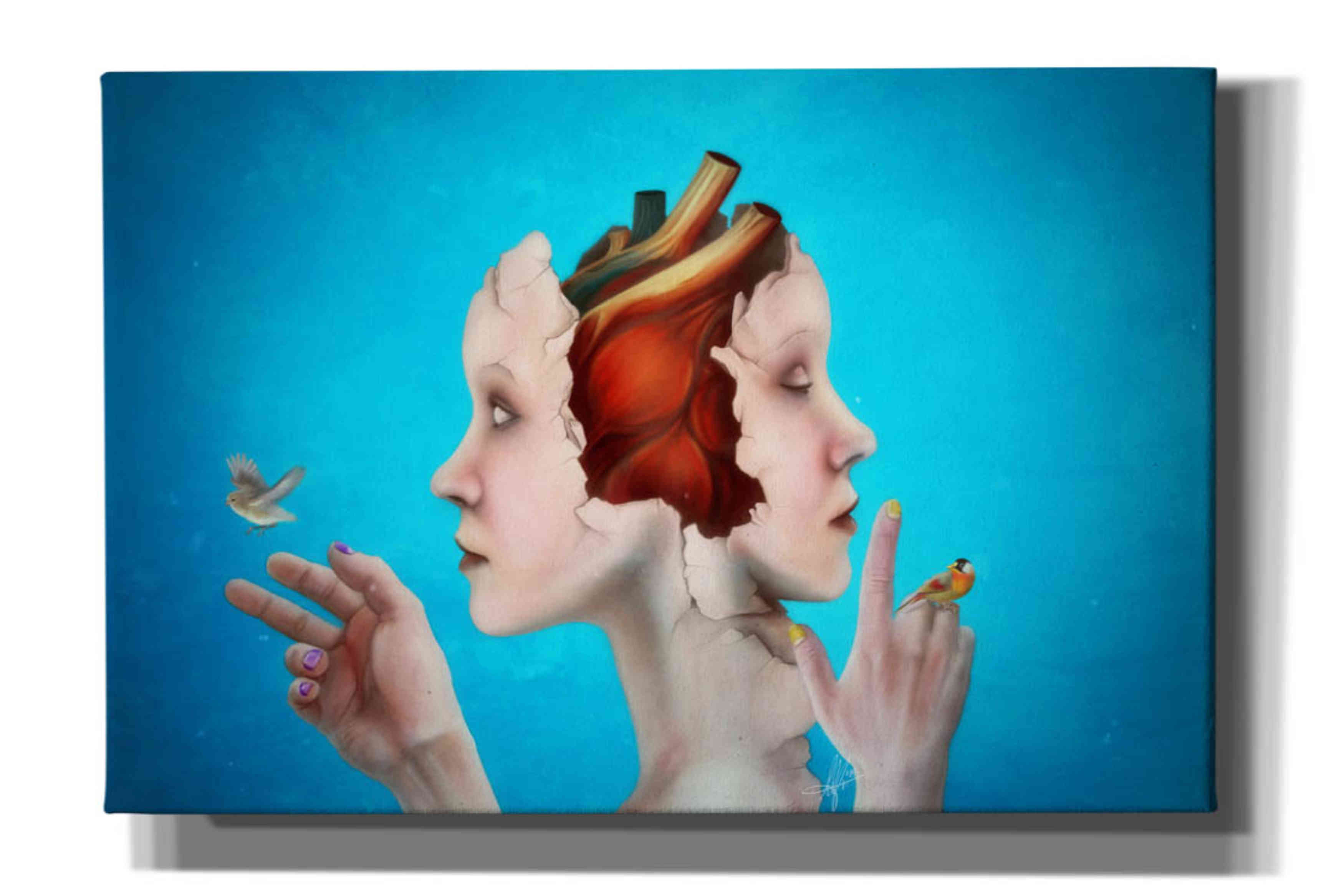 'Turning Point' by Mario Sanchez Nevado, Canvas Wall Art,Size A Landscape