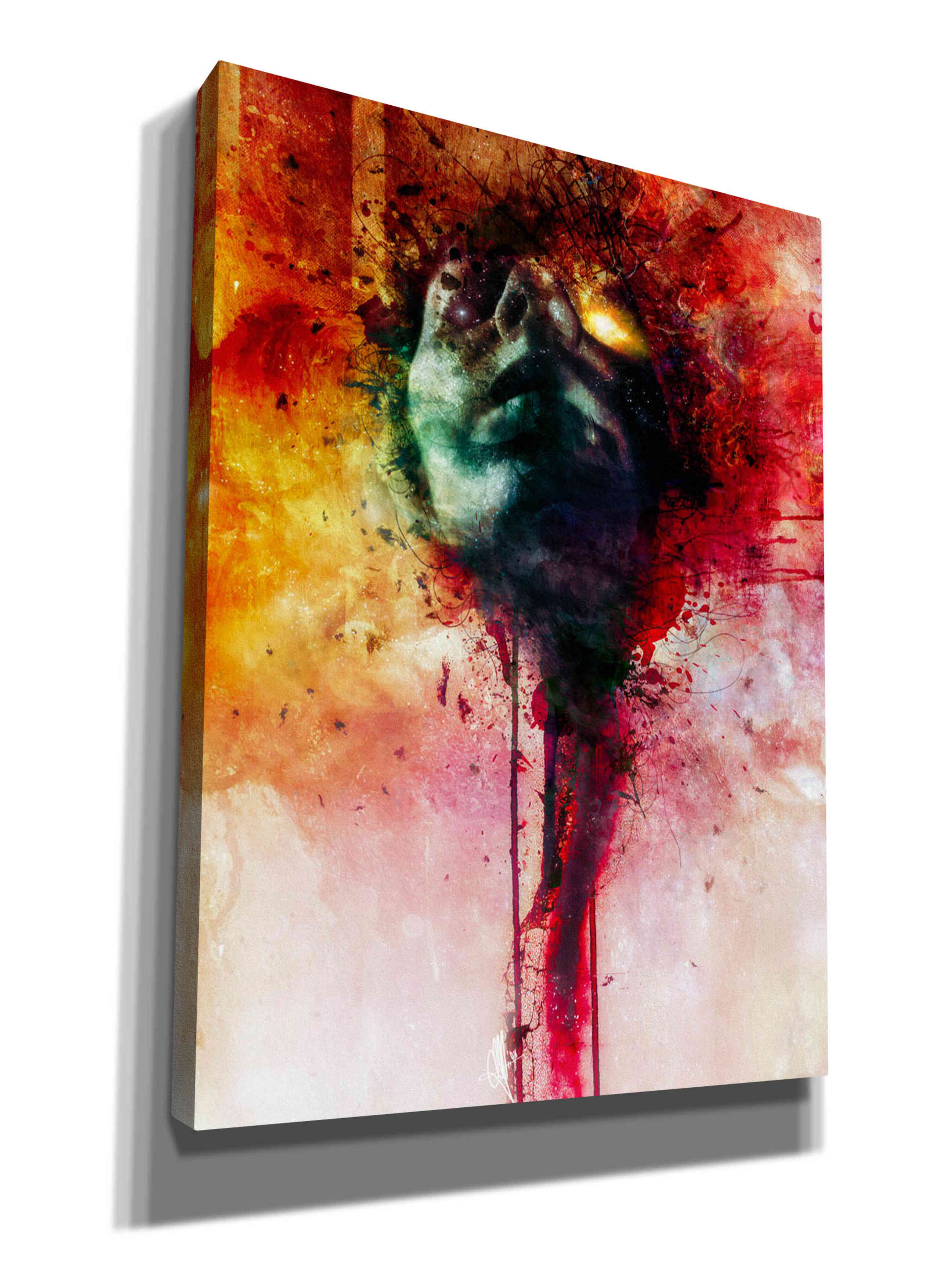 'W.O.U.N.D.S' by Mario Sanchez Nevado, Canvas Wall Art,Size B Portrait