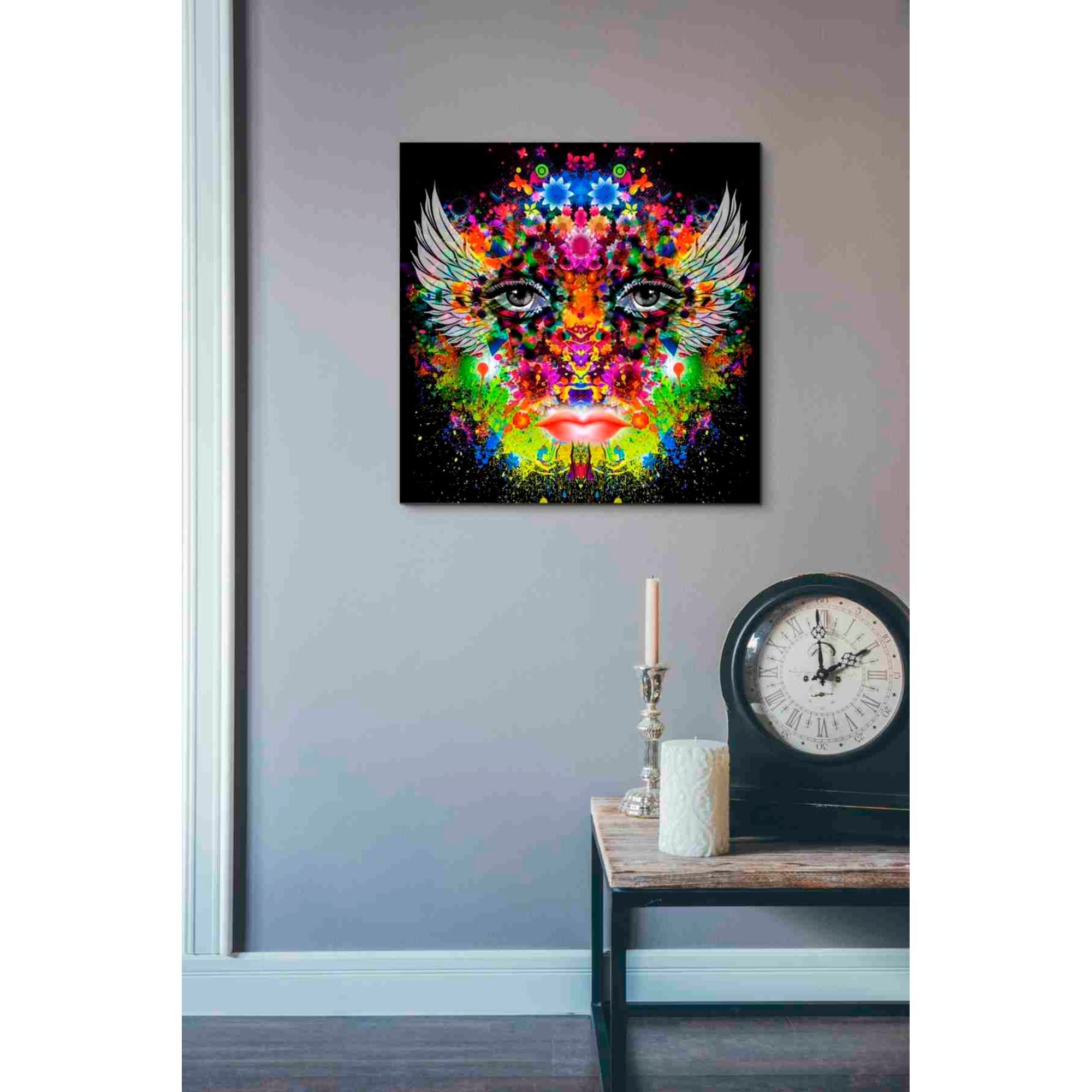 'Phoenix' Canvas Wall Art,18x18